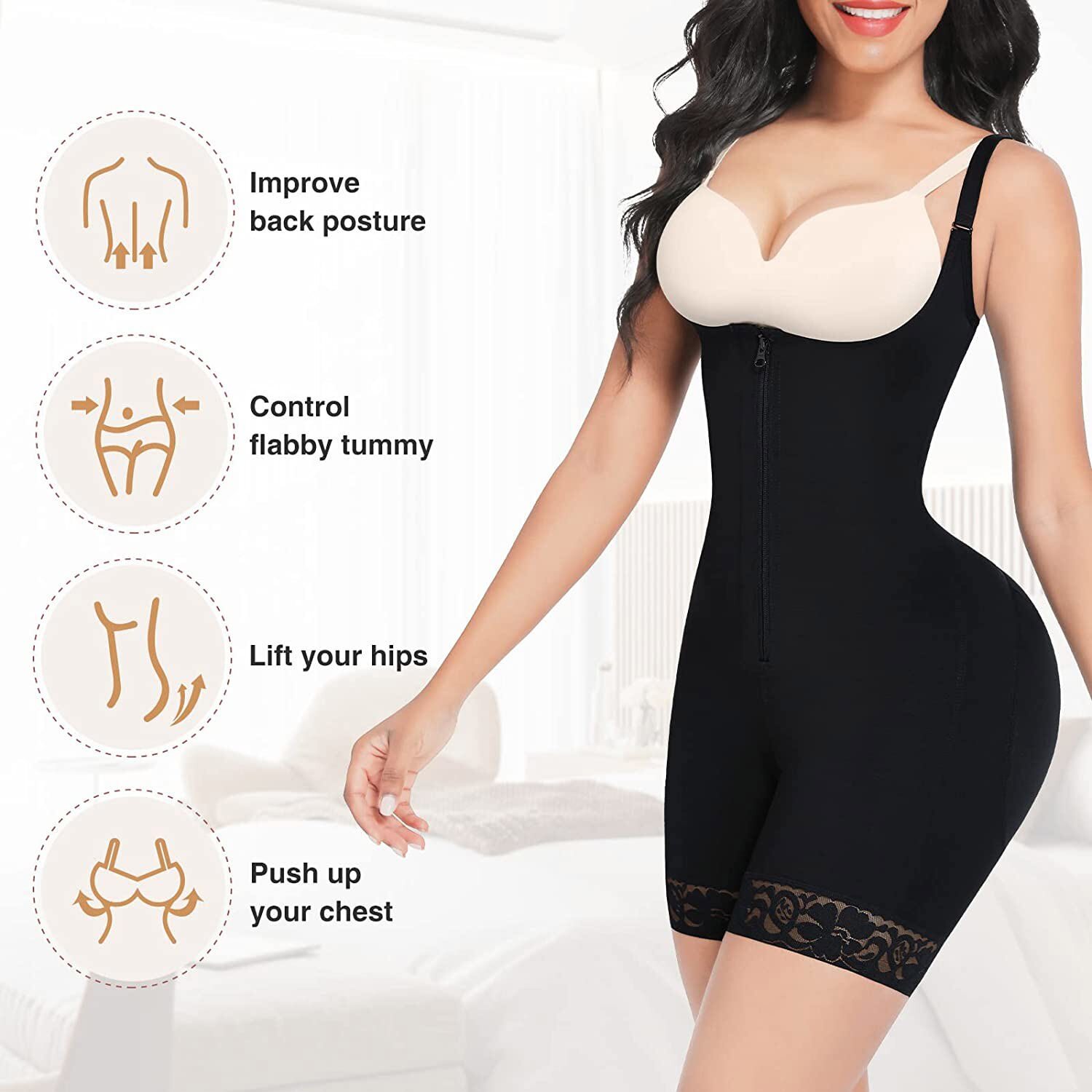 Women Tummy Control Post Surgery Compression Garment BBL Stage 2 Fajas Shapewear