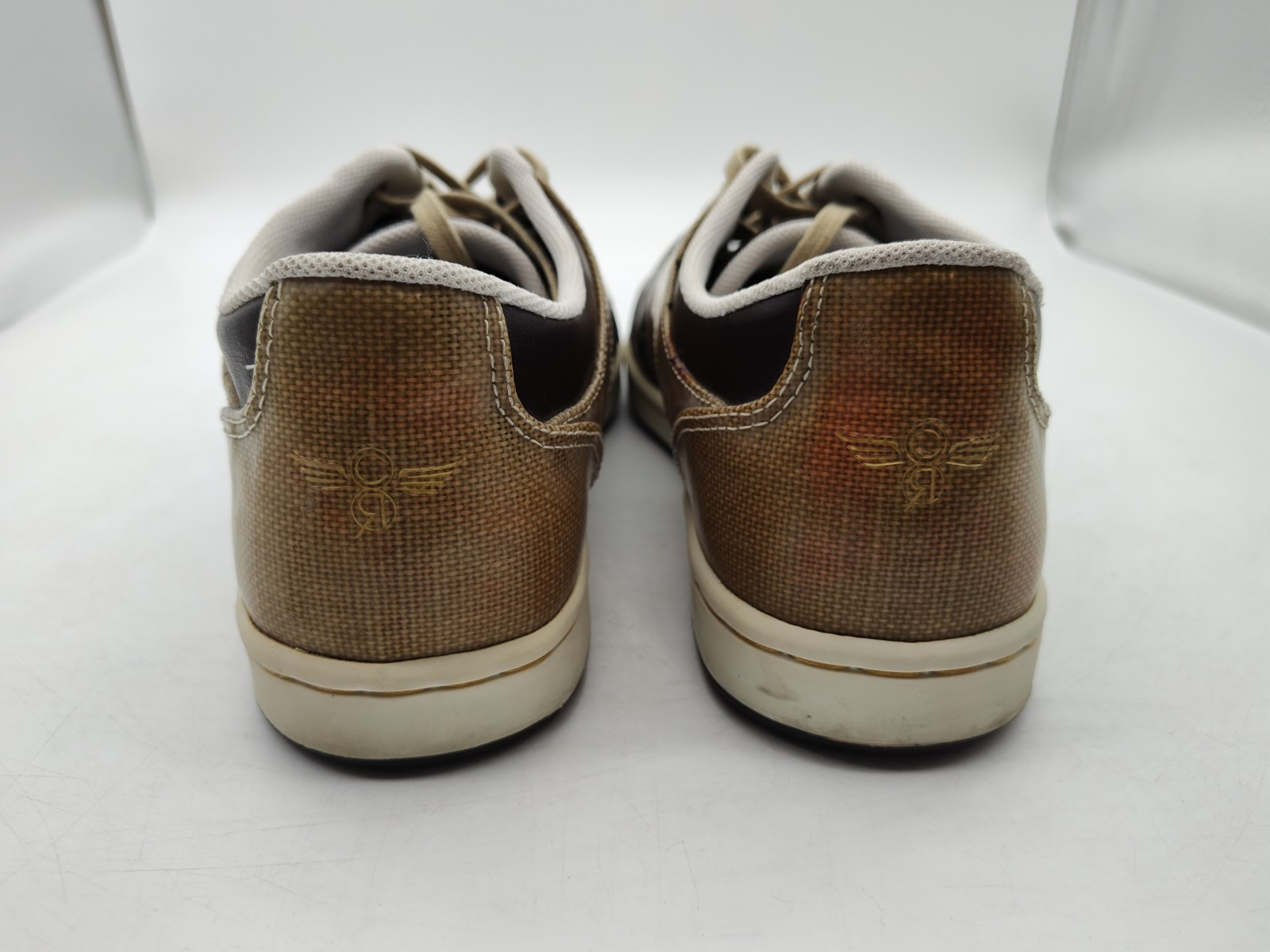 Creative Recreation-Cesario Lo Waxed-TAN & BROWN Shoes-CR4LO10-Men’s Size 8-NICE