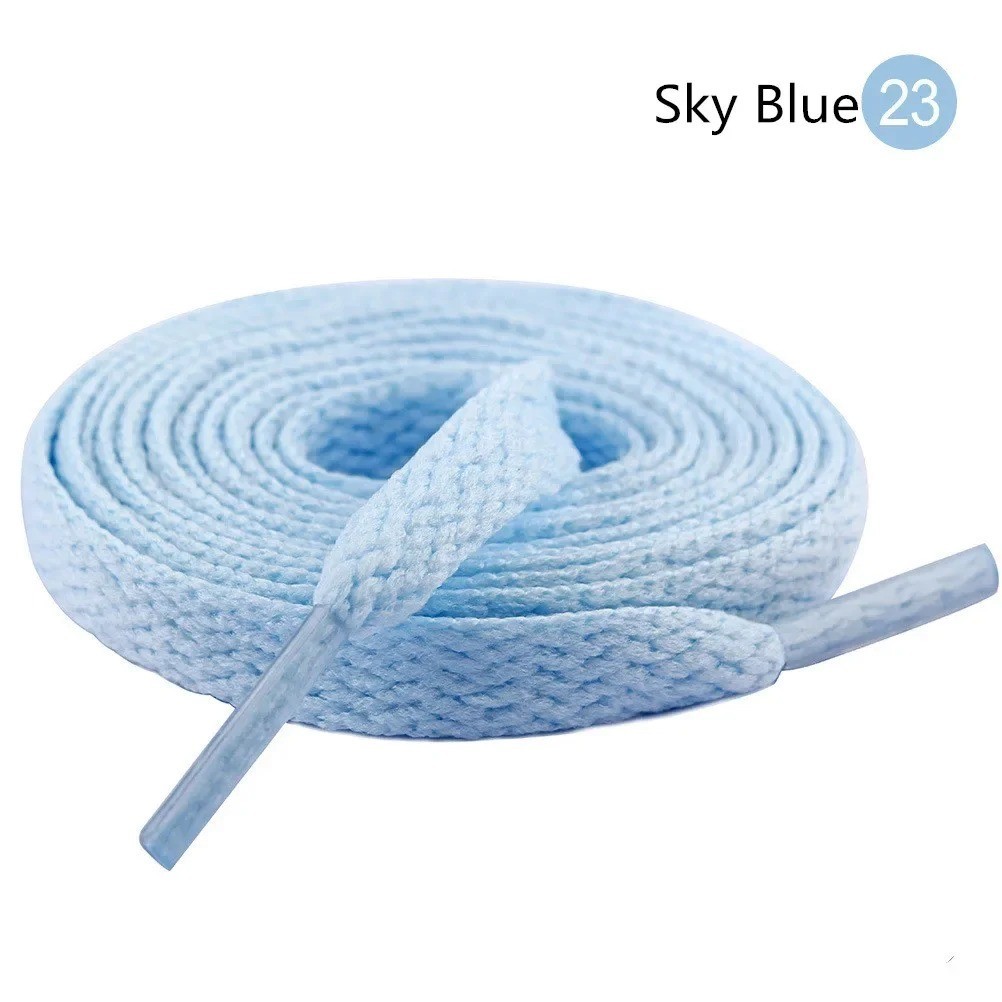 Fat Shoelaces Thick Flat 3/4″ Wide Shoelaces Solid Color for All Shoe Types