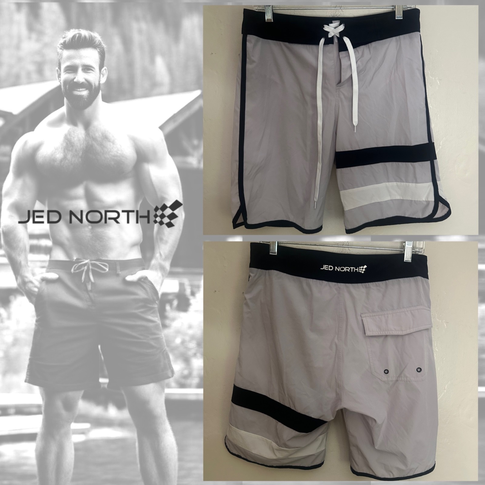 Jed North Swim Trunks 30″ waist 8.5″ inseam Gently worn 95% nylon/5% spandex