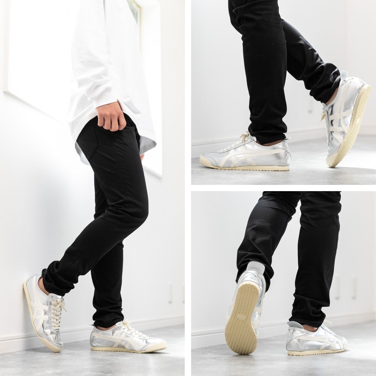 Onitsuka Tiger MEXICO 66 THL7C2 9399 Silver Off white