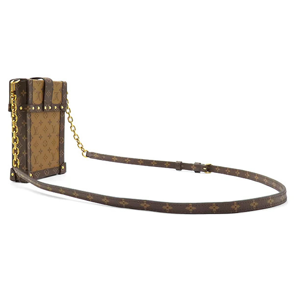 Louis Vuitton Pochette Trunk Vertical Shoulder Bag M67873 Monogram #HDB449