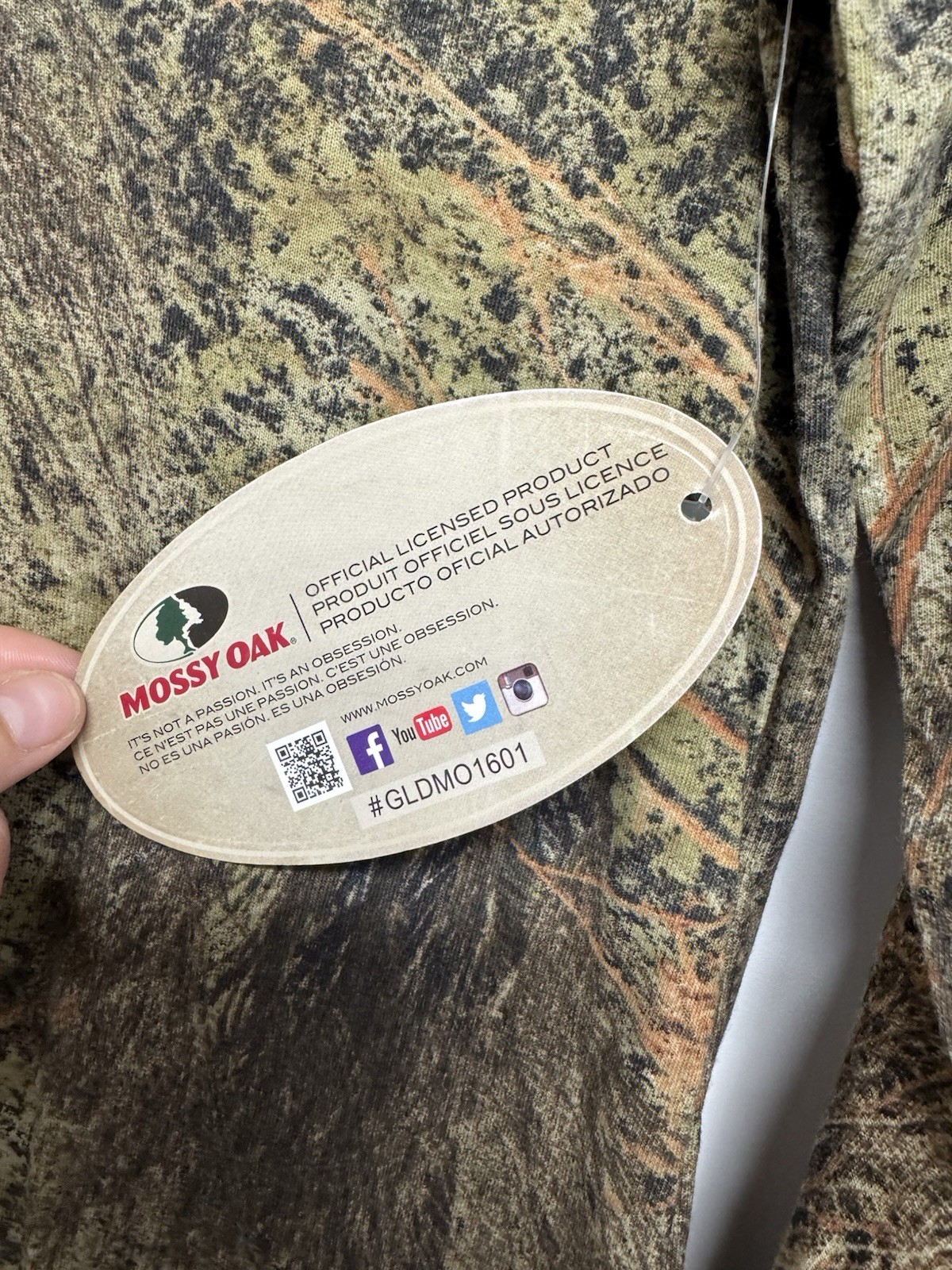 Mossy Oak Women’s Brush Camo Long Sleeve Shirt (Pink Logo) Size Medium NWT NEW