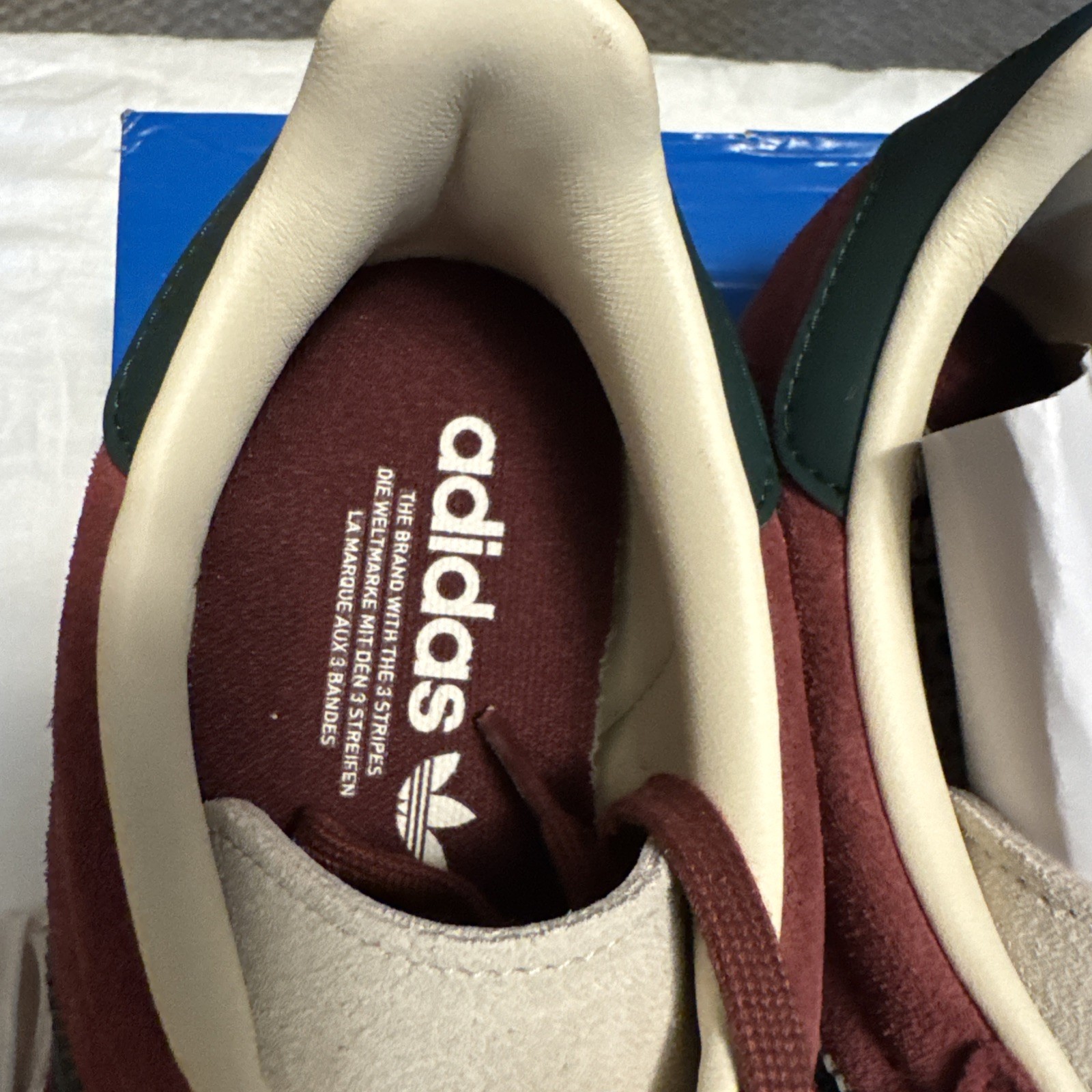 Size 8 – adidas Gazelle Indoor Shadow Red Green