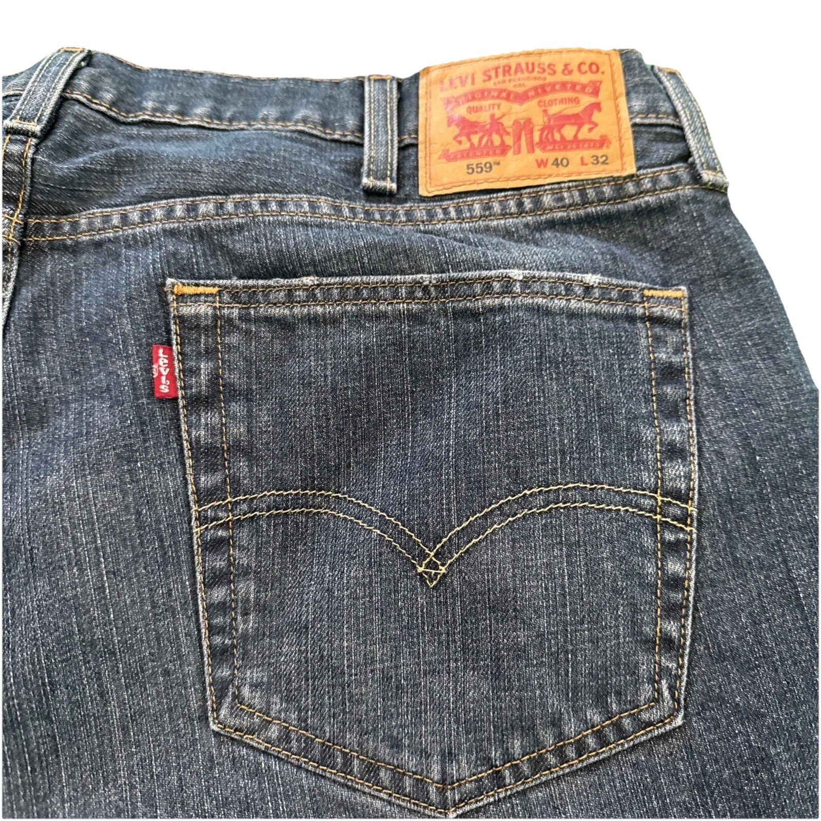 Levi’s 559 Men’s Relaxed Straight Blue Jean 40W-32L