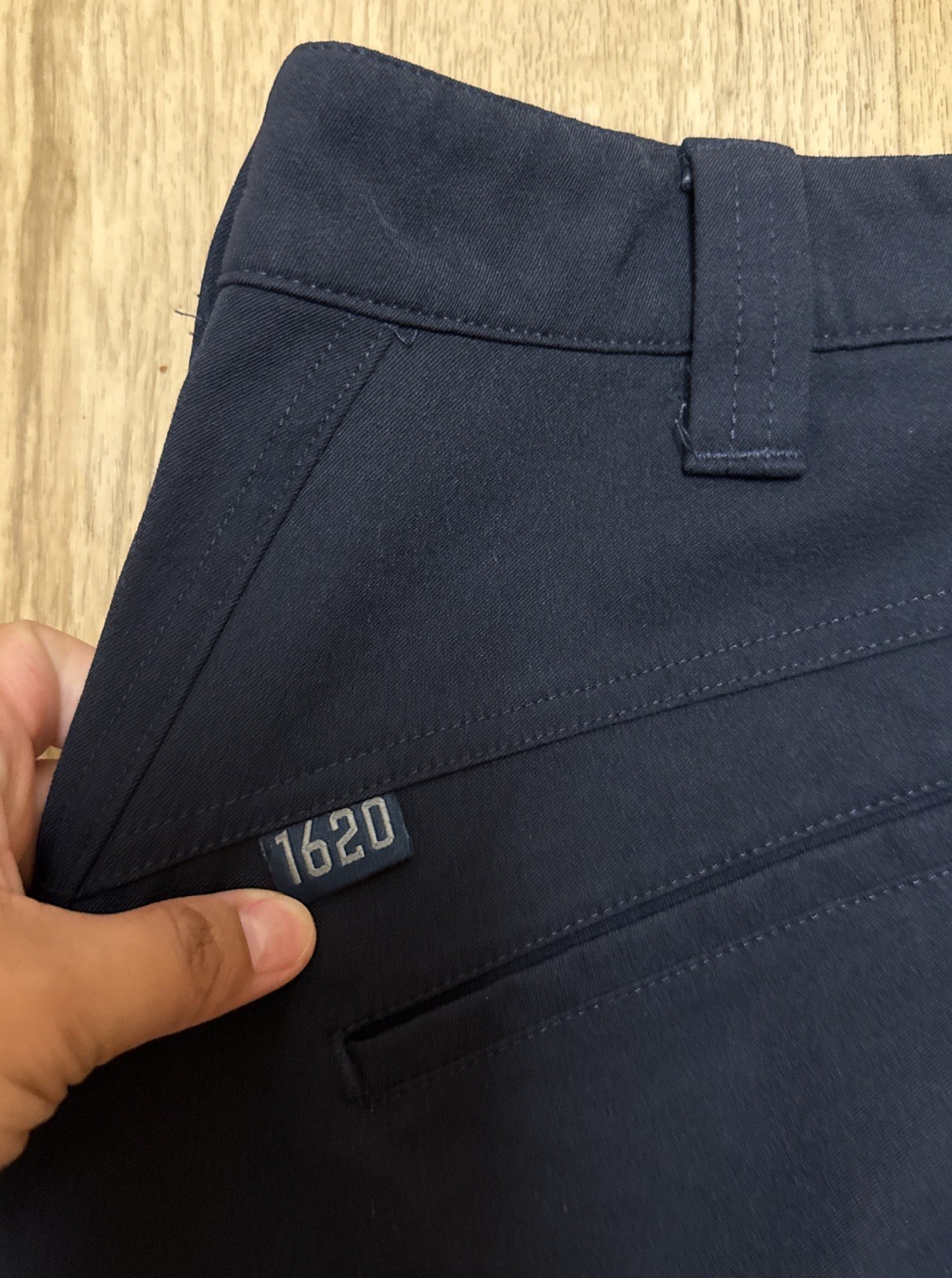 1620 Men’s Blue Nylon Stretch Work Chino Made USA Workwear Sz 34