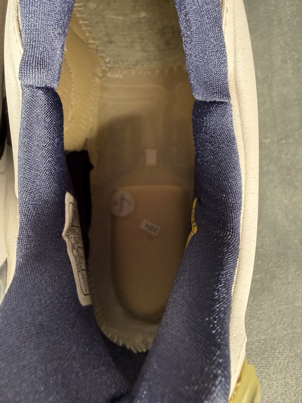 VTG Reebok Pump 2.0 Running Shoes Men’s 10 White Navy RB 412 FLU 1-141044 Rare