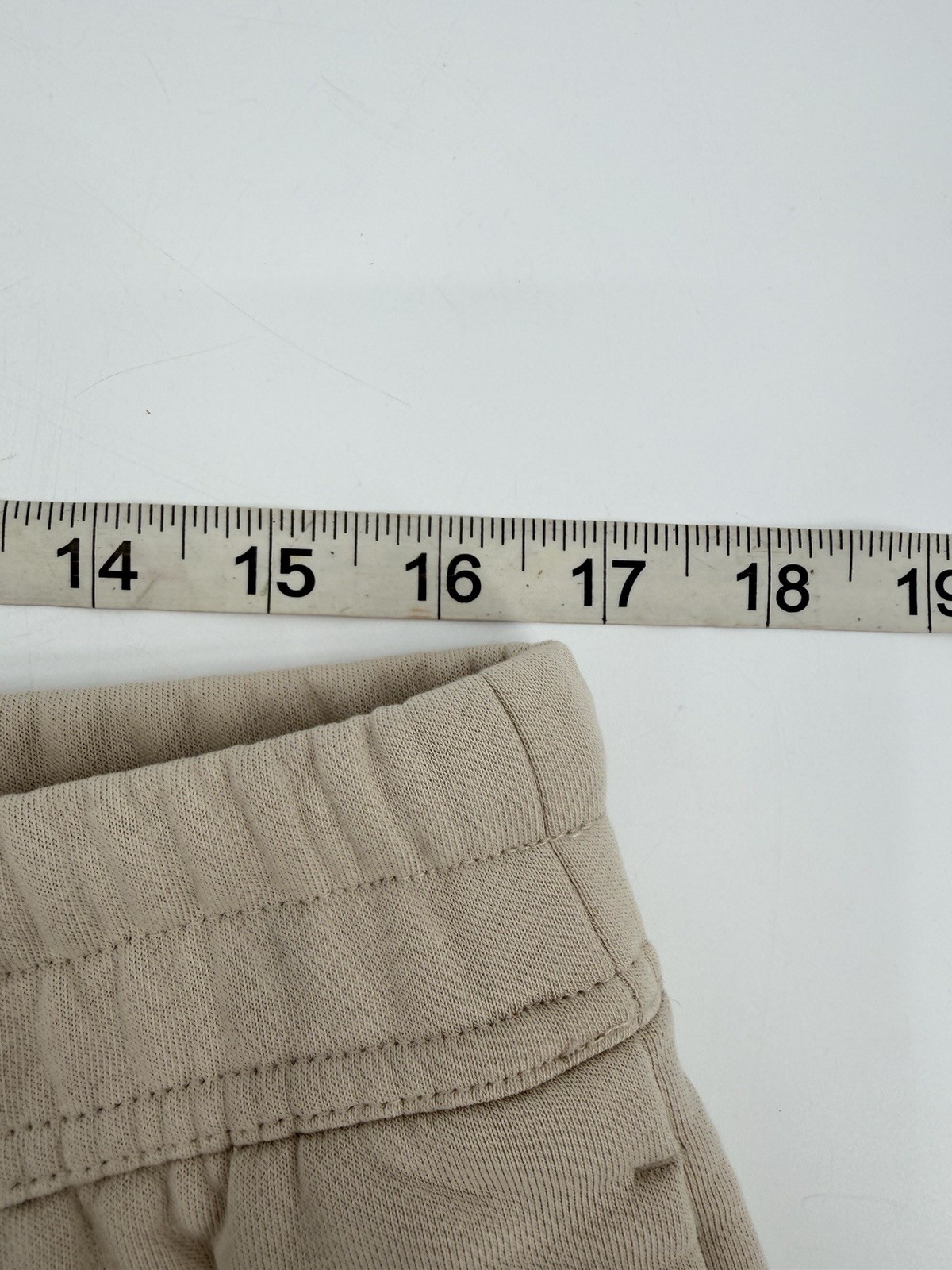 Theory Men’s Sweatpants Colts Joggers Tech Terry Fleece Beige Size Large