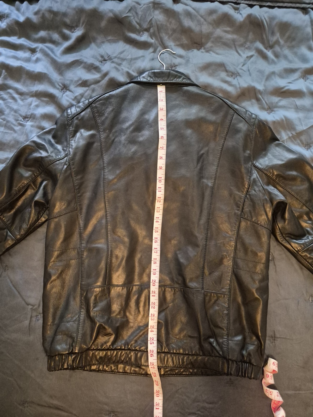 Marc New York Andrew Marc Men’s Black Leather Zip Lined Jacket Size M 46″