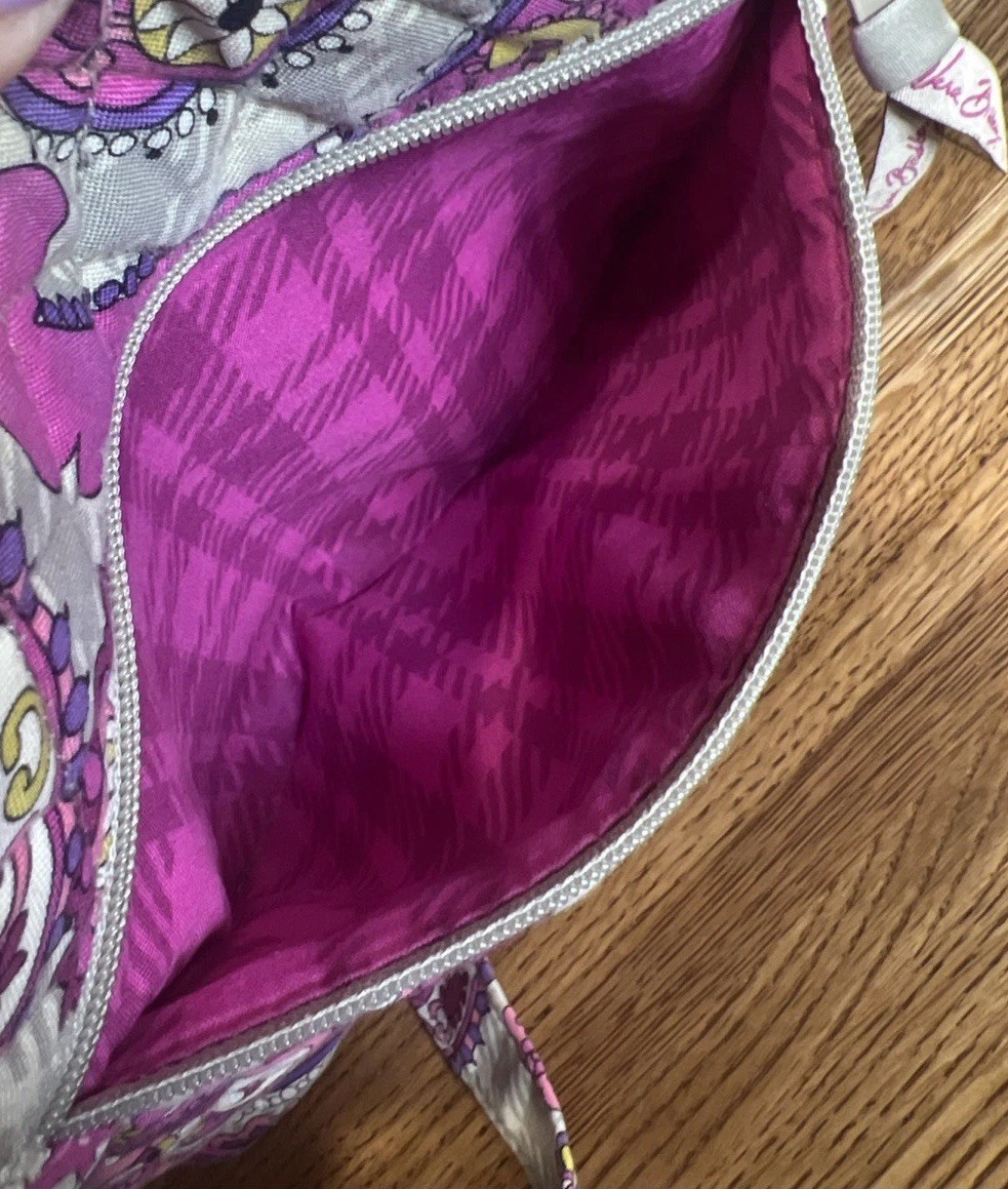 Vera bradley (2012) Mailbag Retired Plaid Meets Paisley Pattern Crossbody Y2K