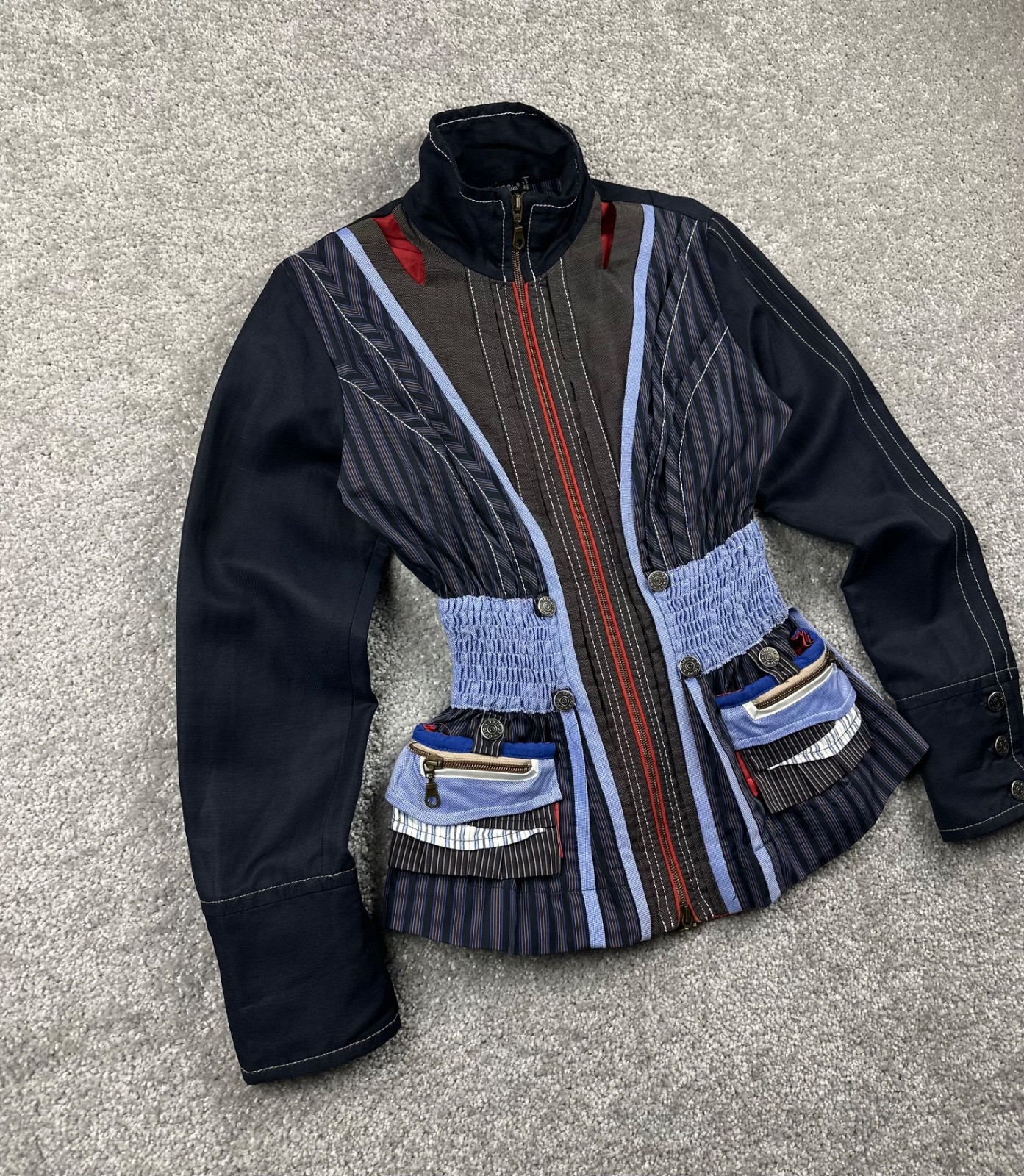 Tricot Chic Women’s Avant Garde Y2K 90s Jacket Size M
