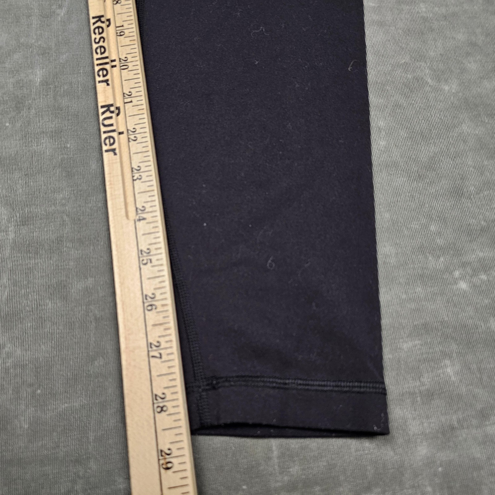 Lululemon Pants Womens 6 Black High Rise Ankle Leggings Yoga Athletic Gym