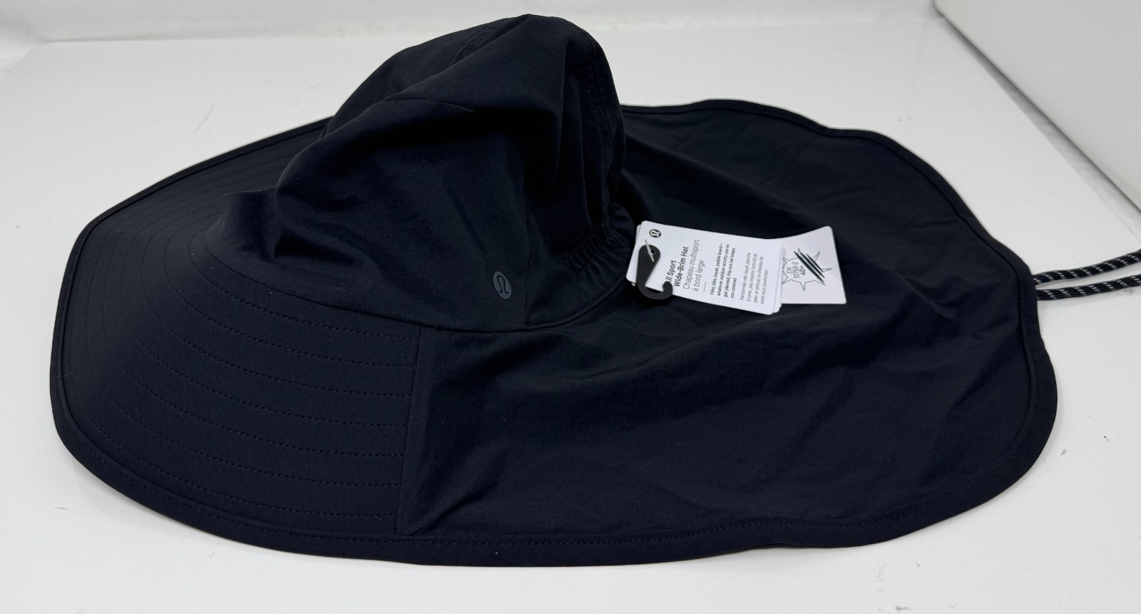 Lululemon ALL SPORT WIDE BRIM HAT Black SIZE S/M