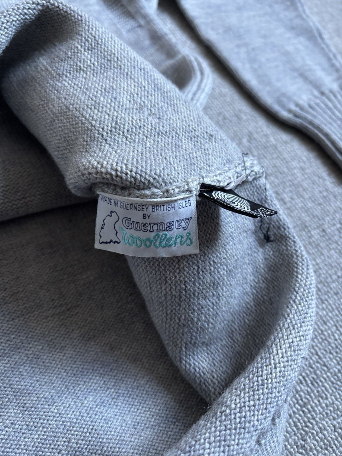 Traditional Guernsey Pure Wool Guernsey Woollens Fisherman Jumper Made In The UK