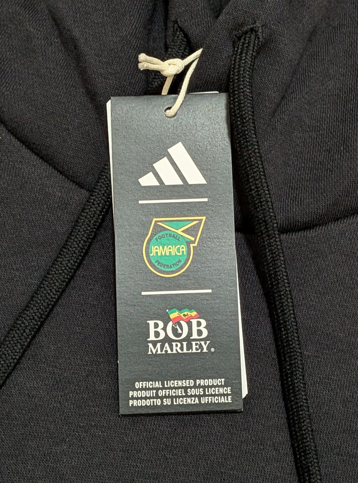 *New* Size 2XL – ADIDAS x BOB MARLEY x JAMAICA Mens Fleece Hoodie Rasta Reggae