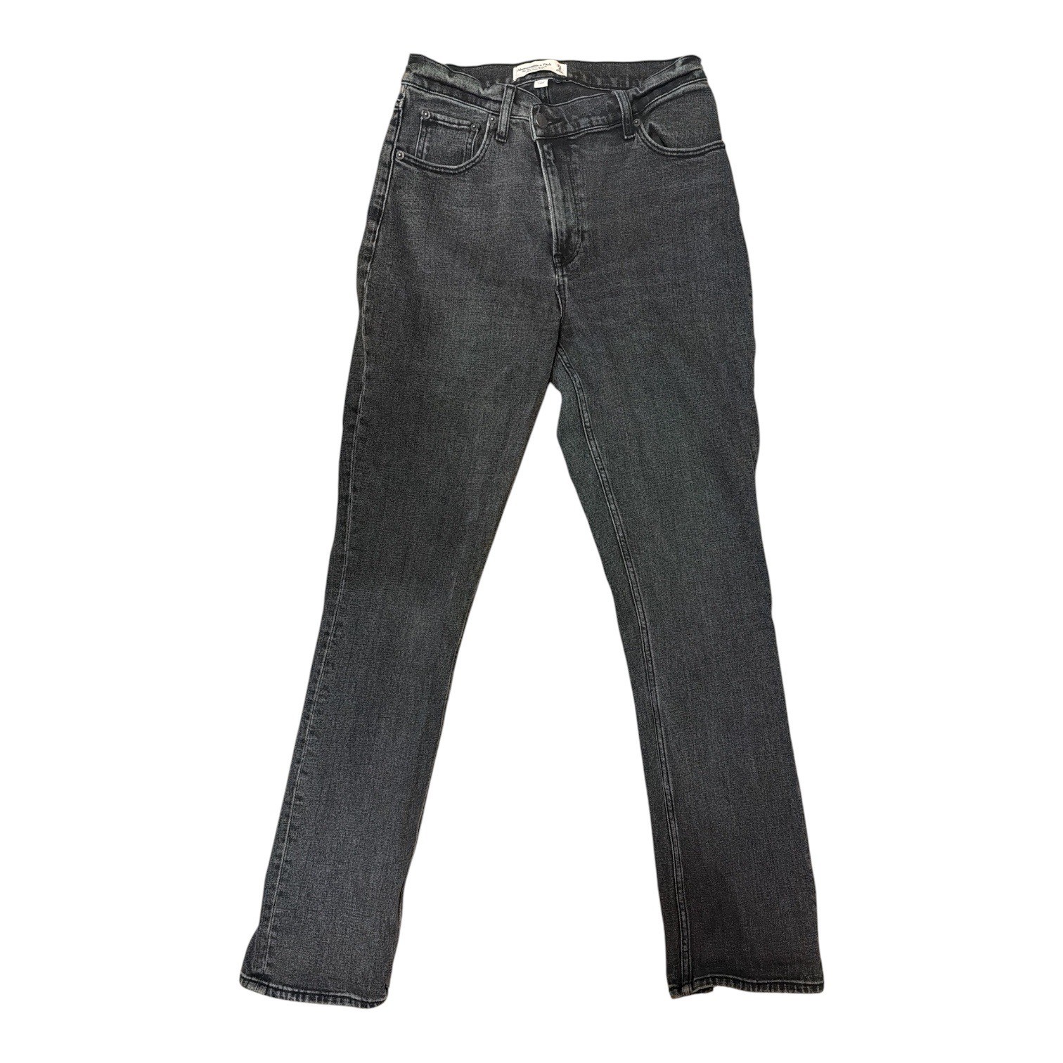Abercrombie Curve Love 90s Slim Straight Ultra HighRise Crossover Jeans, 27/4