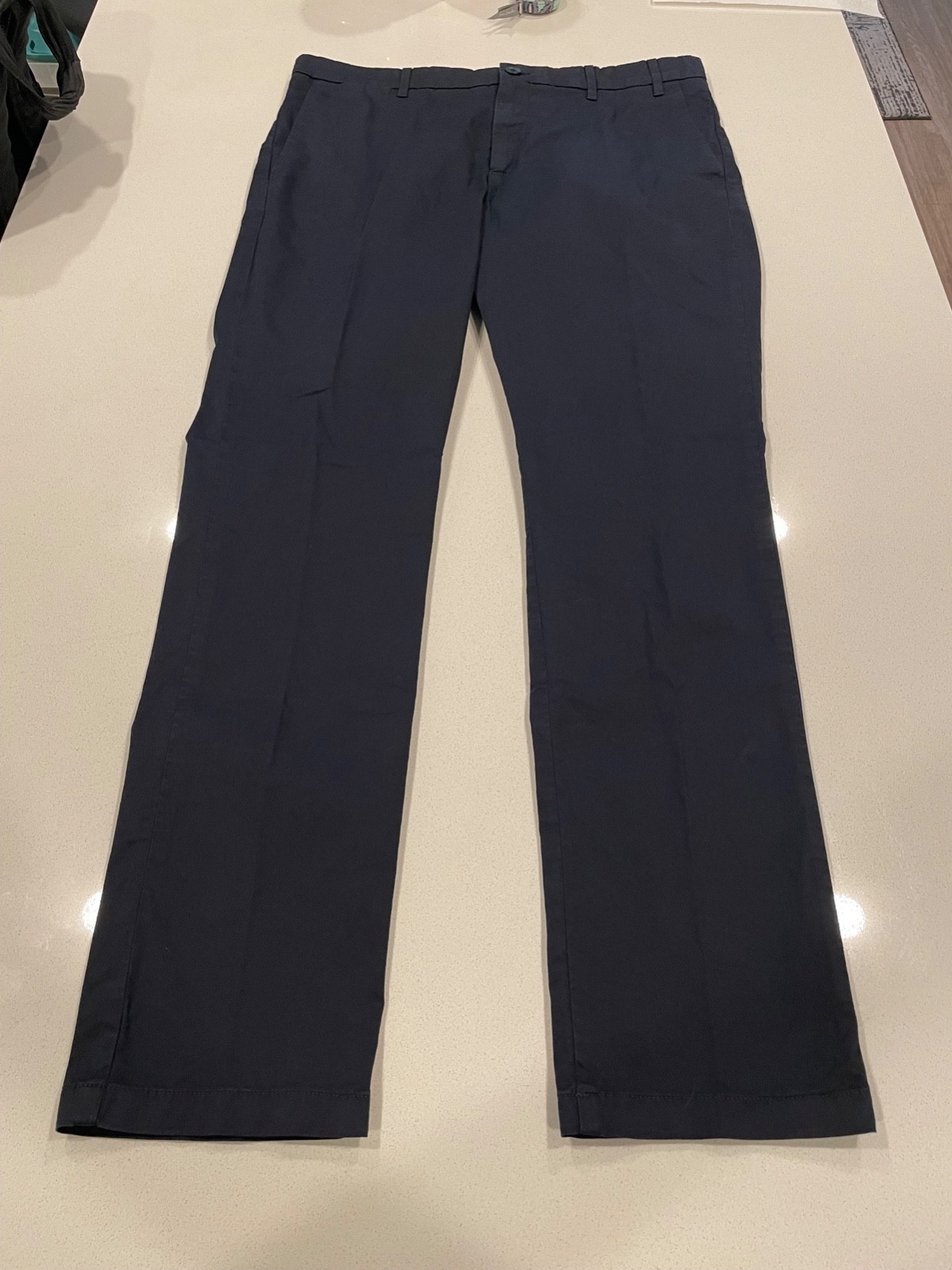 NEW Norse Projects Men’s Aros Slim Light Stretch Chinos 34W NEVER WORN Unhemmed