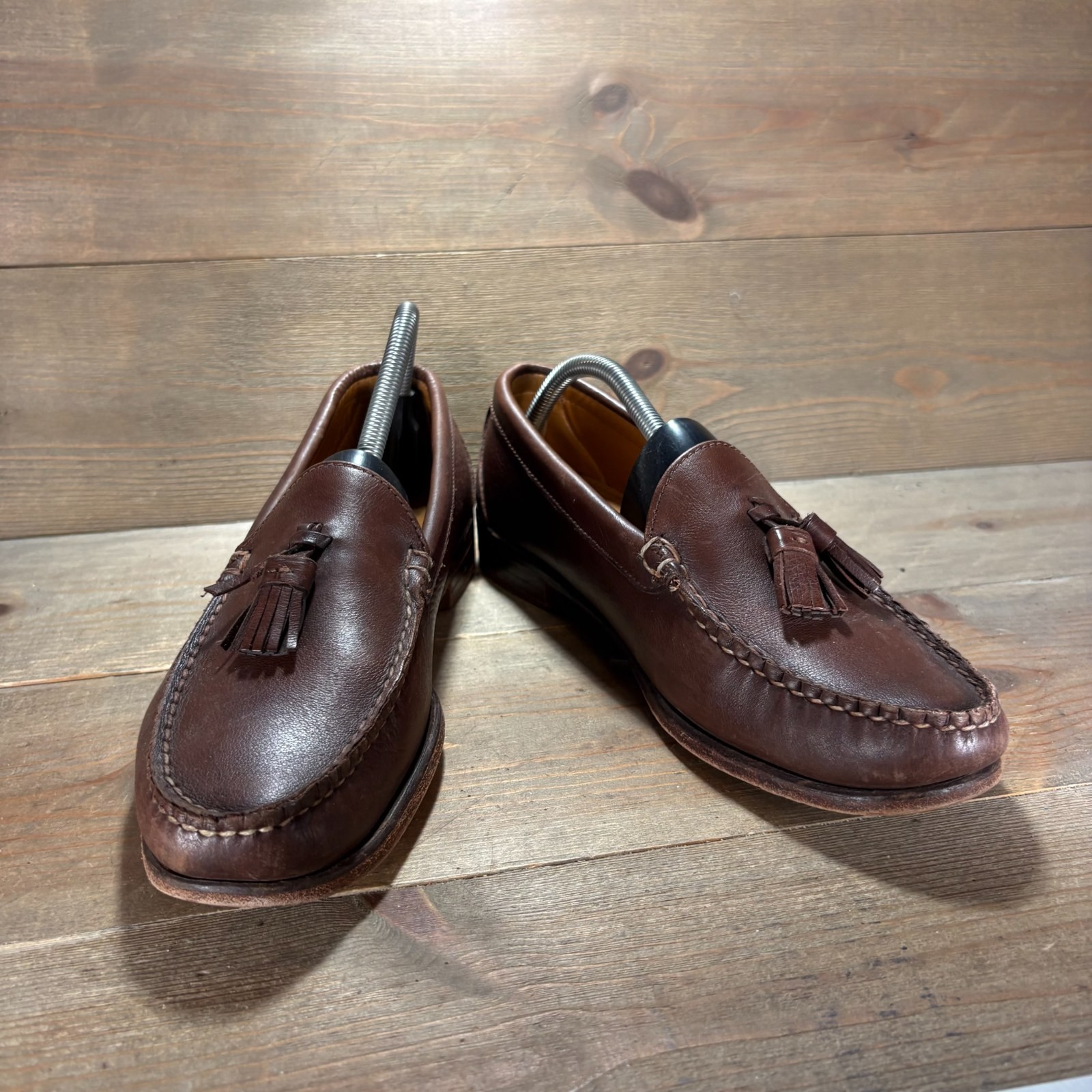 Alden Mens size 7.5 shoes Brown Leather Tassel Cape Cod loafers