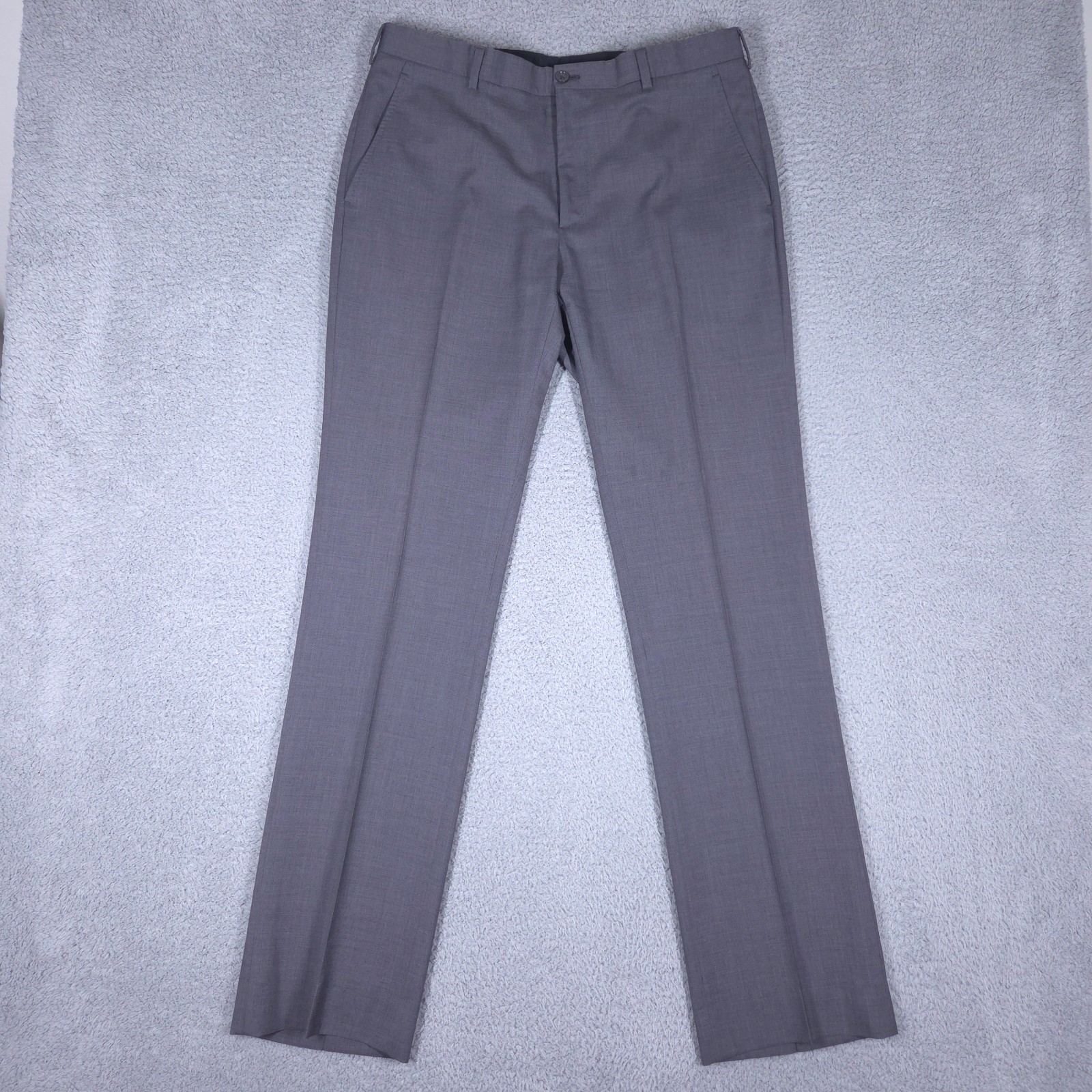 Ralph Lauren Black Label Pants Mens 32 (Fits 33×34) Charcoal Wool Trousers Italy