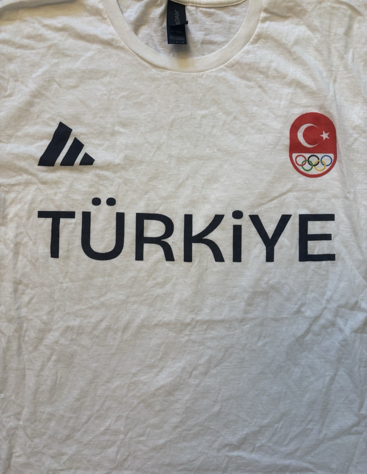 Turkish Shooter Yusuf Dikec 2024 Olympics Turkey Turkiye Uniform Shirt Large