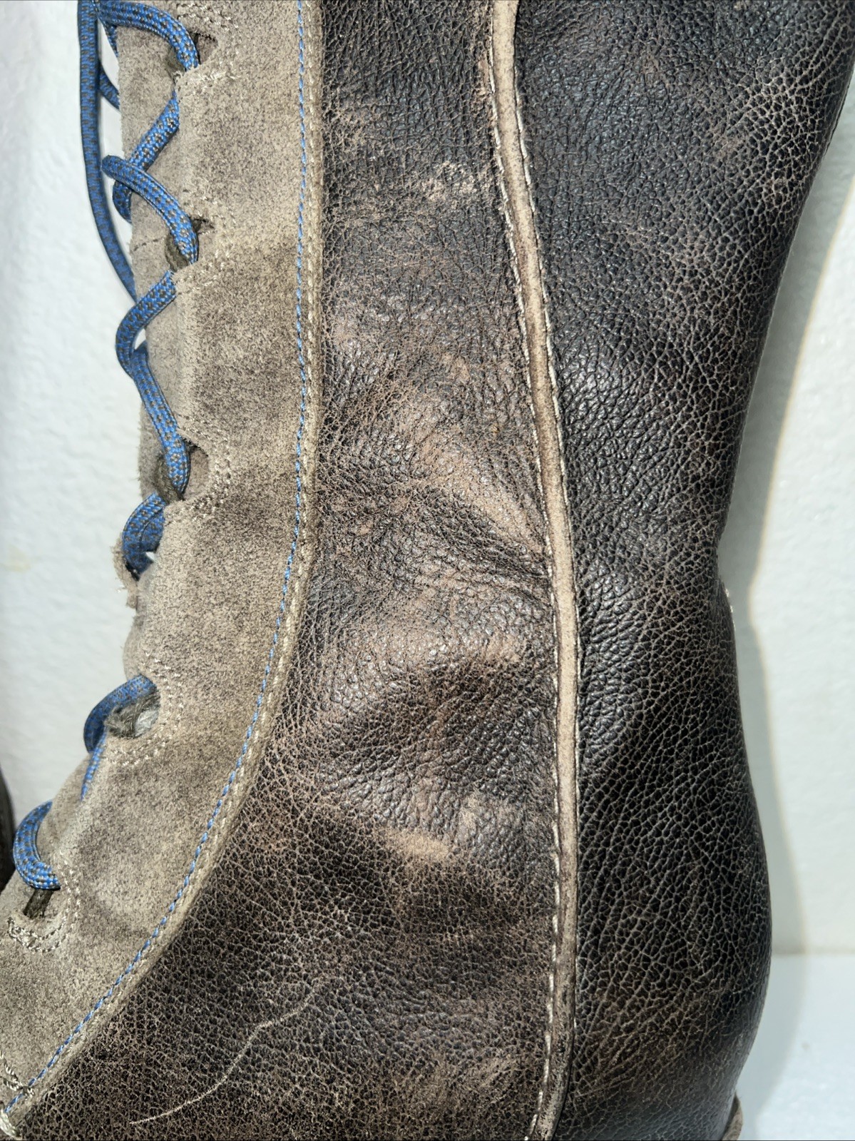 Sorel Boots Womens 8.5 Brown Gray Cate The Great Leather Hidden Wedge Waterproof