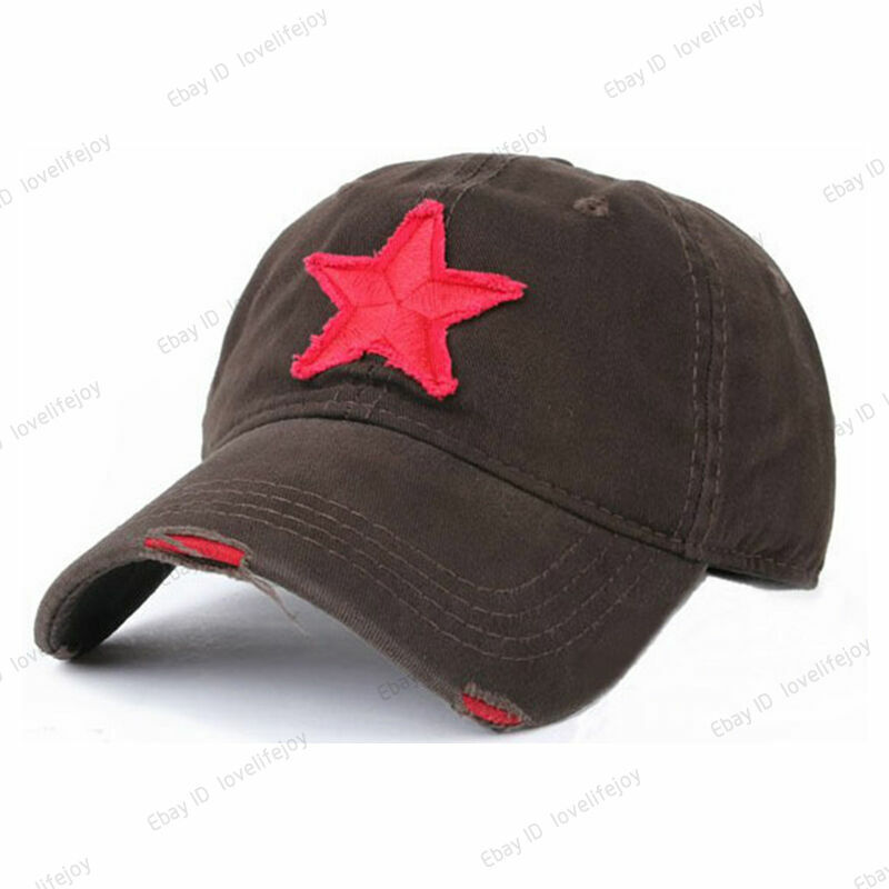 Men’s Star Hat Baseball Cap Golf Ball Casual Sun Cap Outdoor Sports Hat Workwear