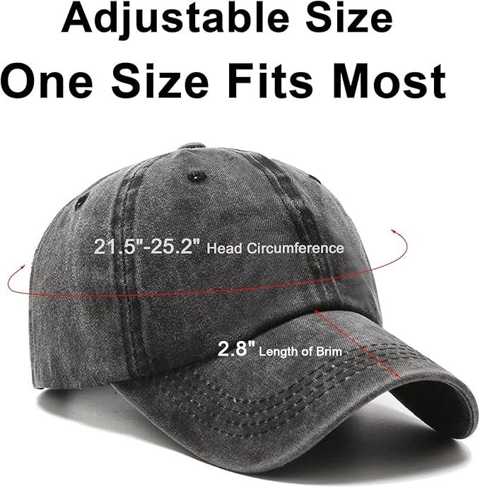 IDK IDC & IDGAF Funny Baseball Cap, Unisex Cotton Dad Hat for Men Women
