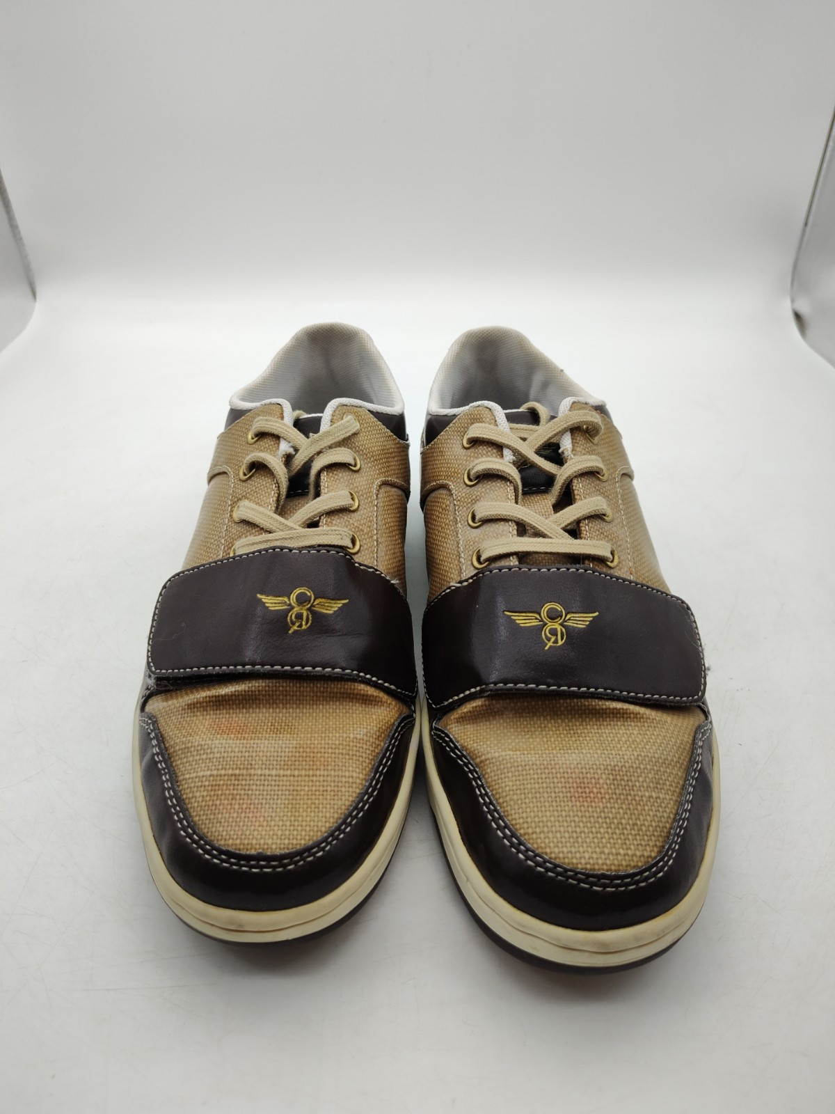 Creative Recreation-Cesario Lo Waxed-TAN & BROWN Shoes-CR4LO10-Men’s Size 8-NICE