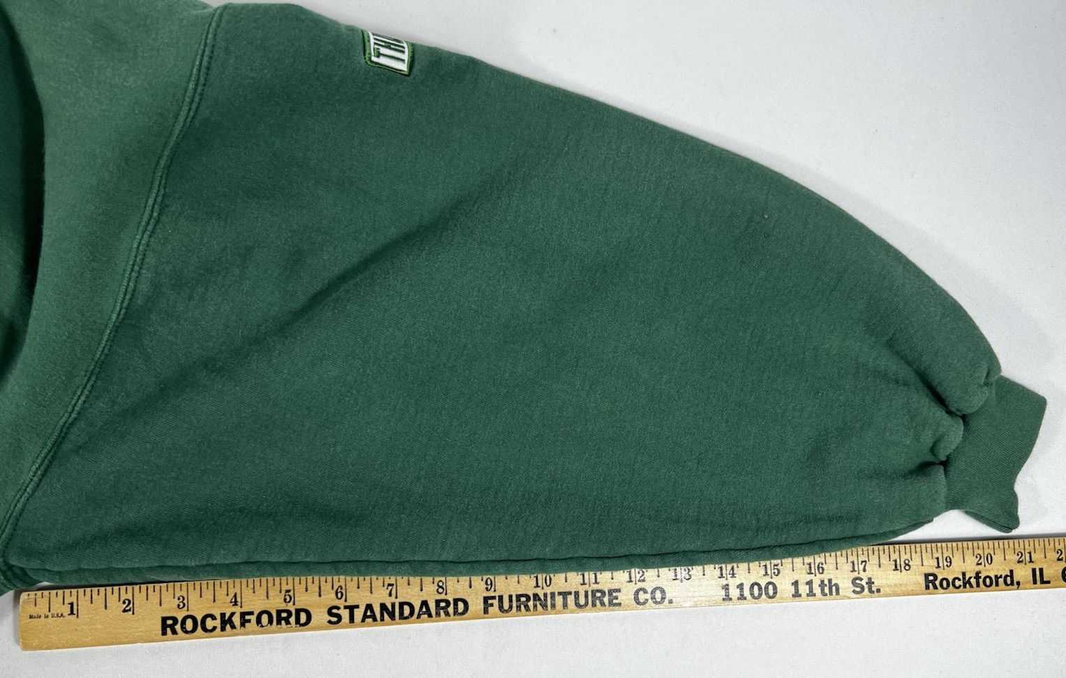 Vtg 90s Marshall University Sweatshirt USA Made Thundering Herd Green Crew XL