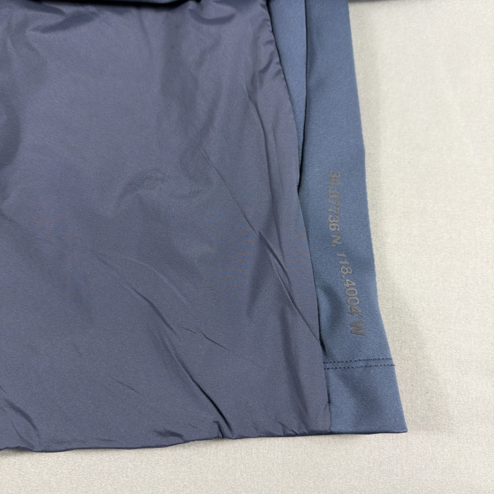 G/Fore G4 Golf Jacket Sleeve Logo Large Navy Blue Nylon Polyurethane MSRP $360