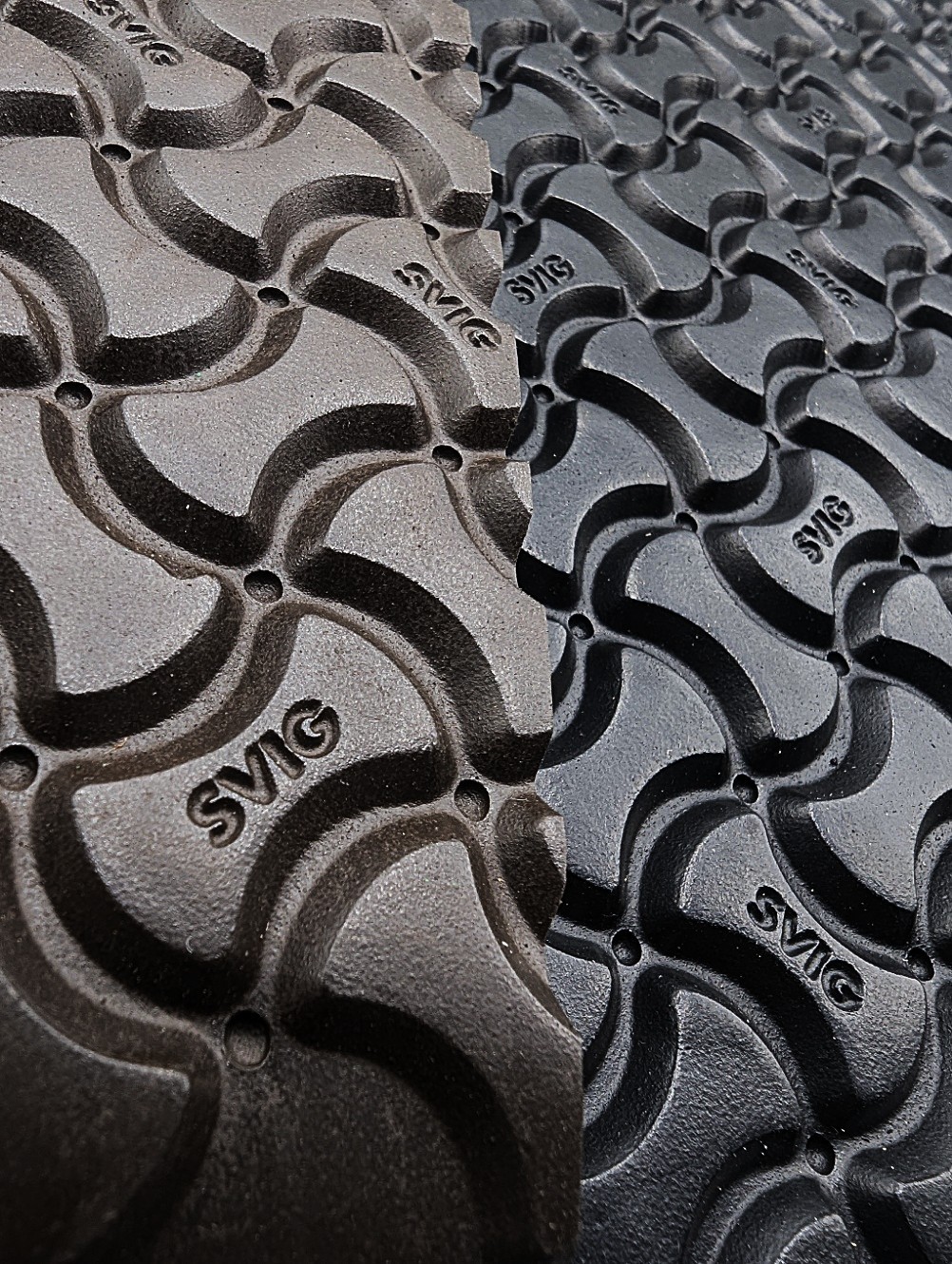SVIG DOG BONE Sole Panel / 10mm / 18×10.50″/ Rubber-Eva Mix / Sandal Sole