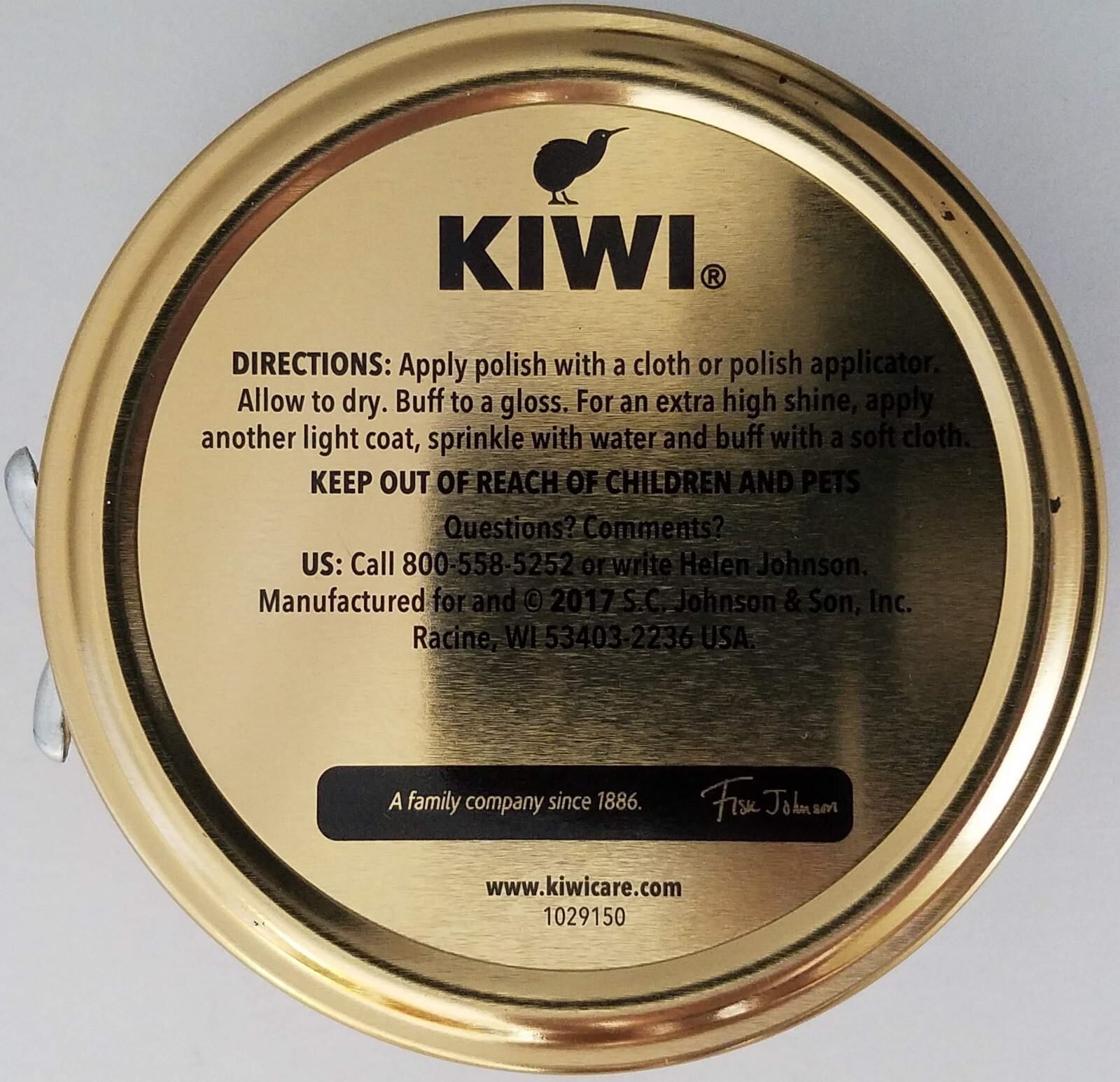 Kiwi Jumbo Brown Shoe Polish Cream (70g = 2 1/2 oz)