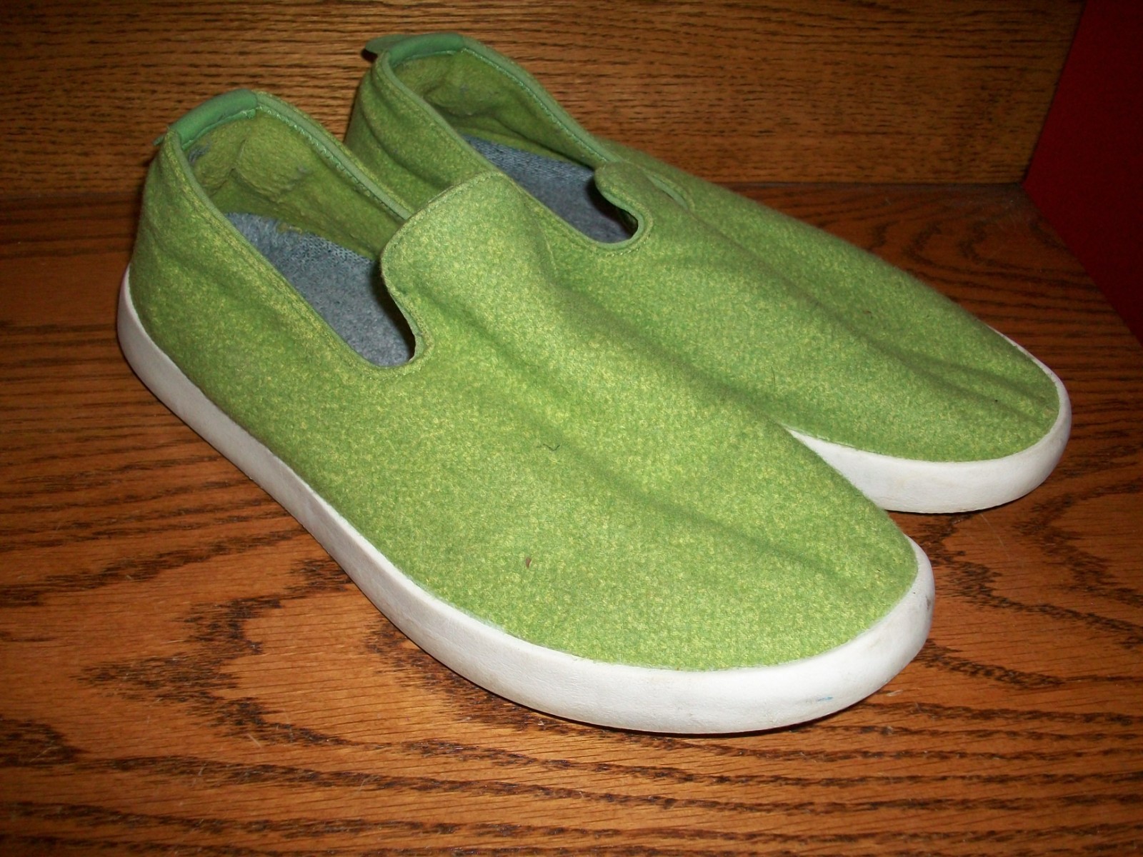 Allbirds Wool Loungers Men’s -GREEN- Ridge Slip On Shoes-EUC-Ships FREE