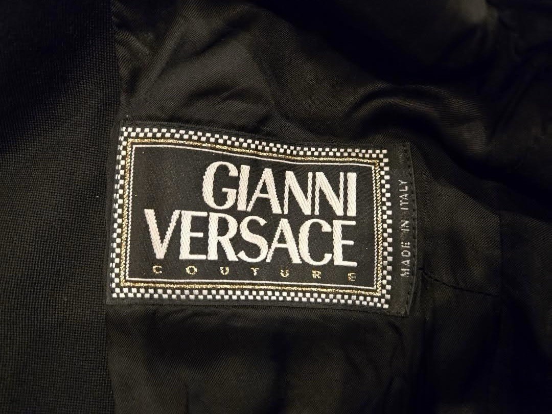 Gianni Versace made in Italy tailored jacket black Women