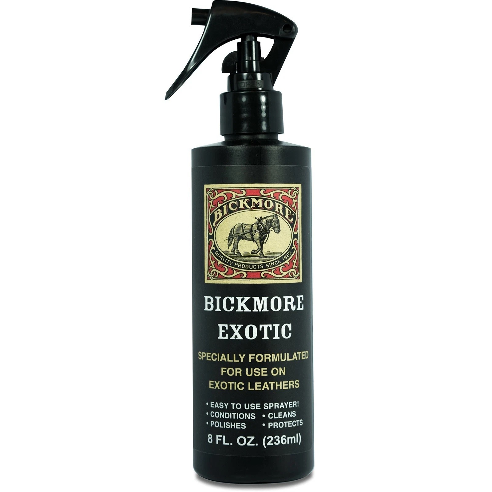 Bickmore Exotic Cleaner Conditioner Spray Formulated Use On Exotic Leather 8oz