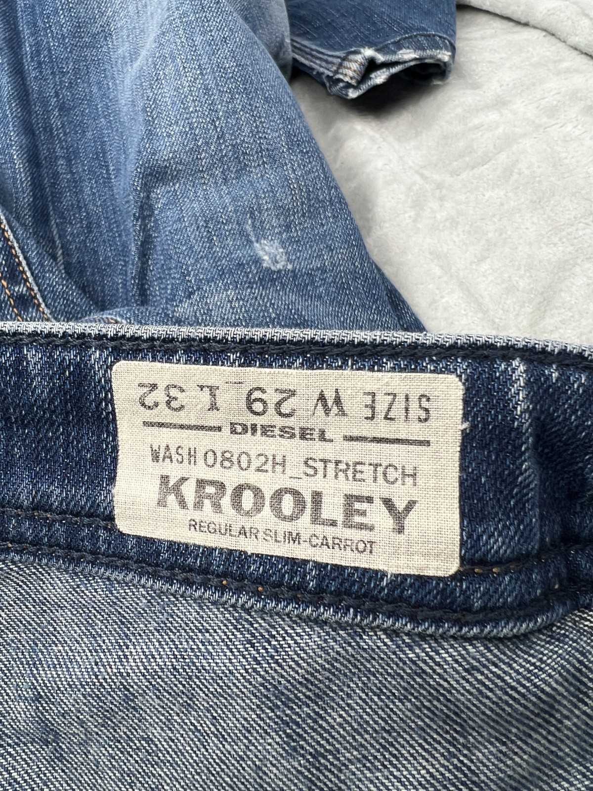 Diesel Krooley Jeans W29 x L32 Regular Slim Carrot