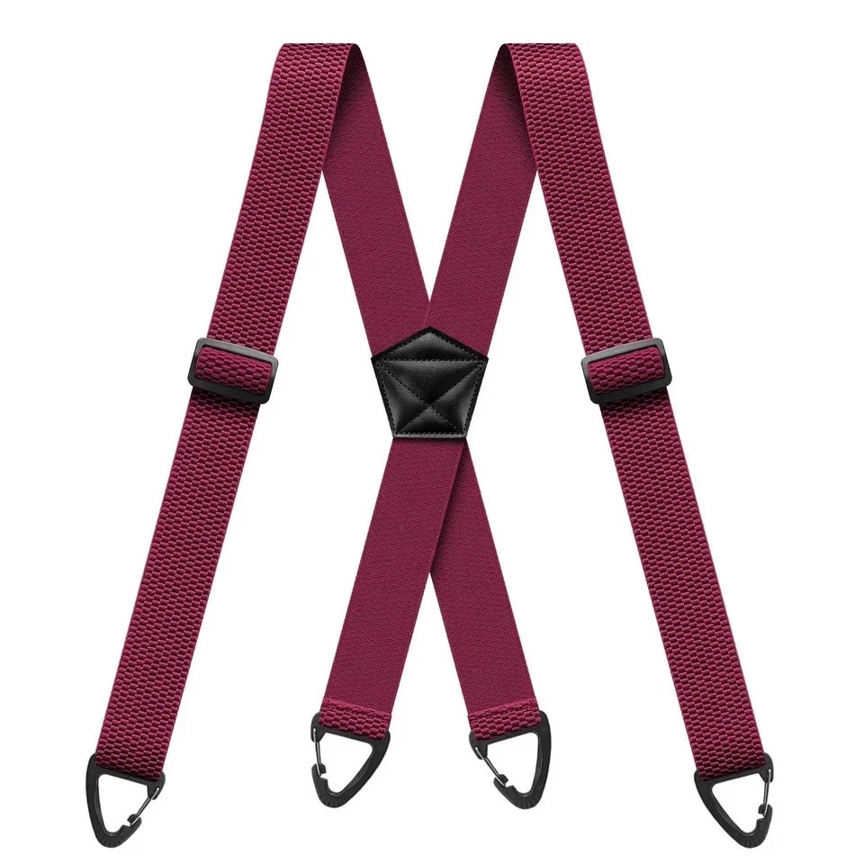Suspenders for Men Heavy Duty, X Shape Back Hidden Suspender 1.5″ Under Clothing