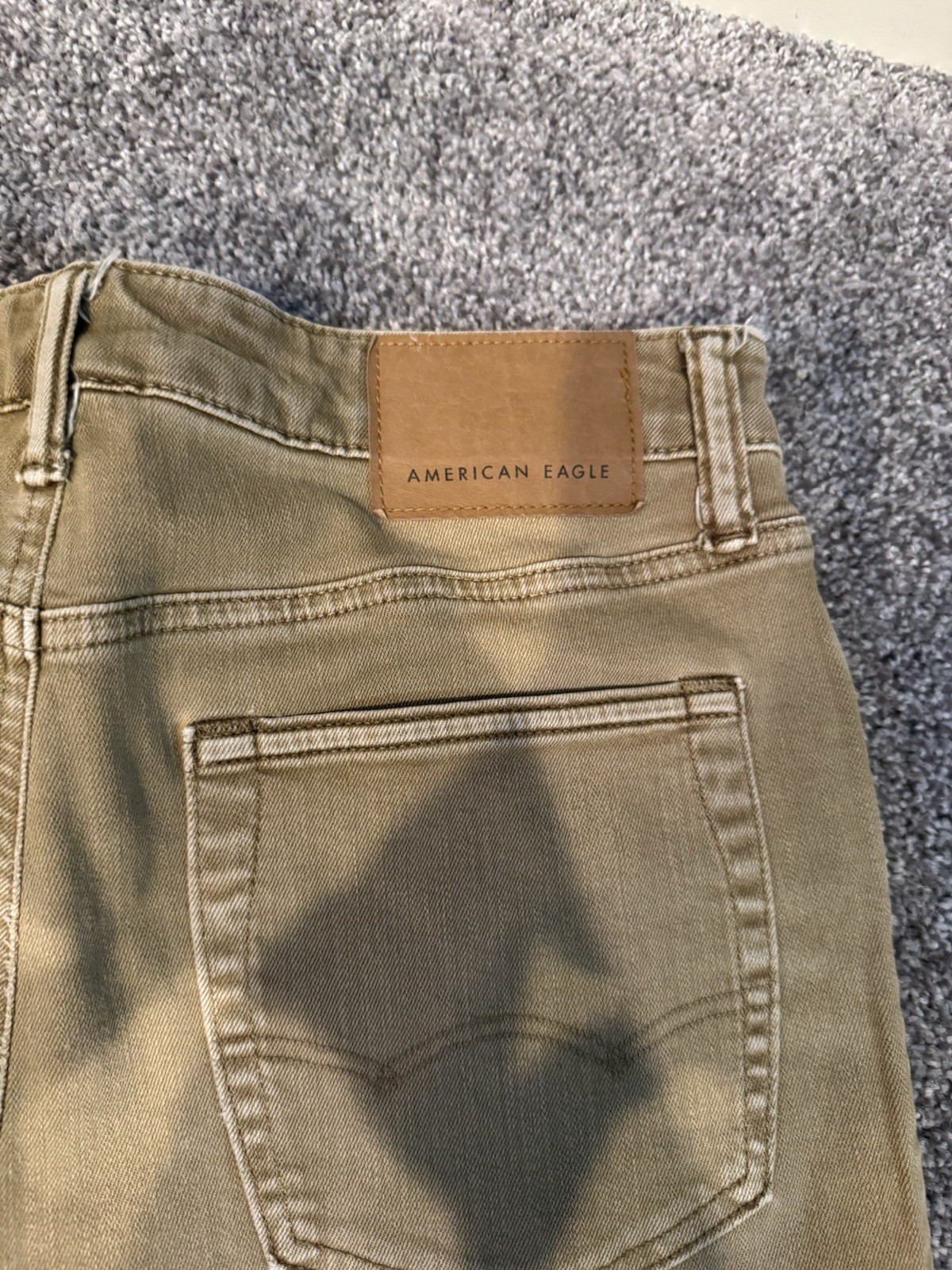 Men’s American Eagle Skinny Jeans – Next Level Flex – 31 x 32 – Tan