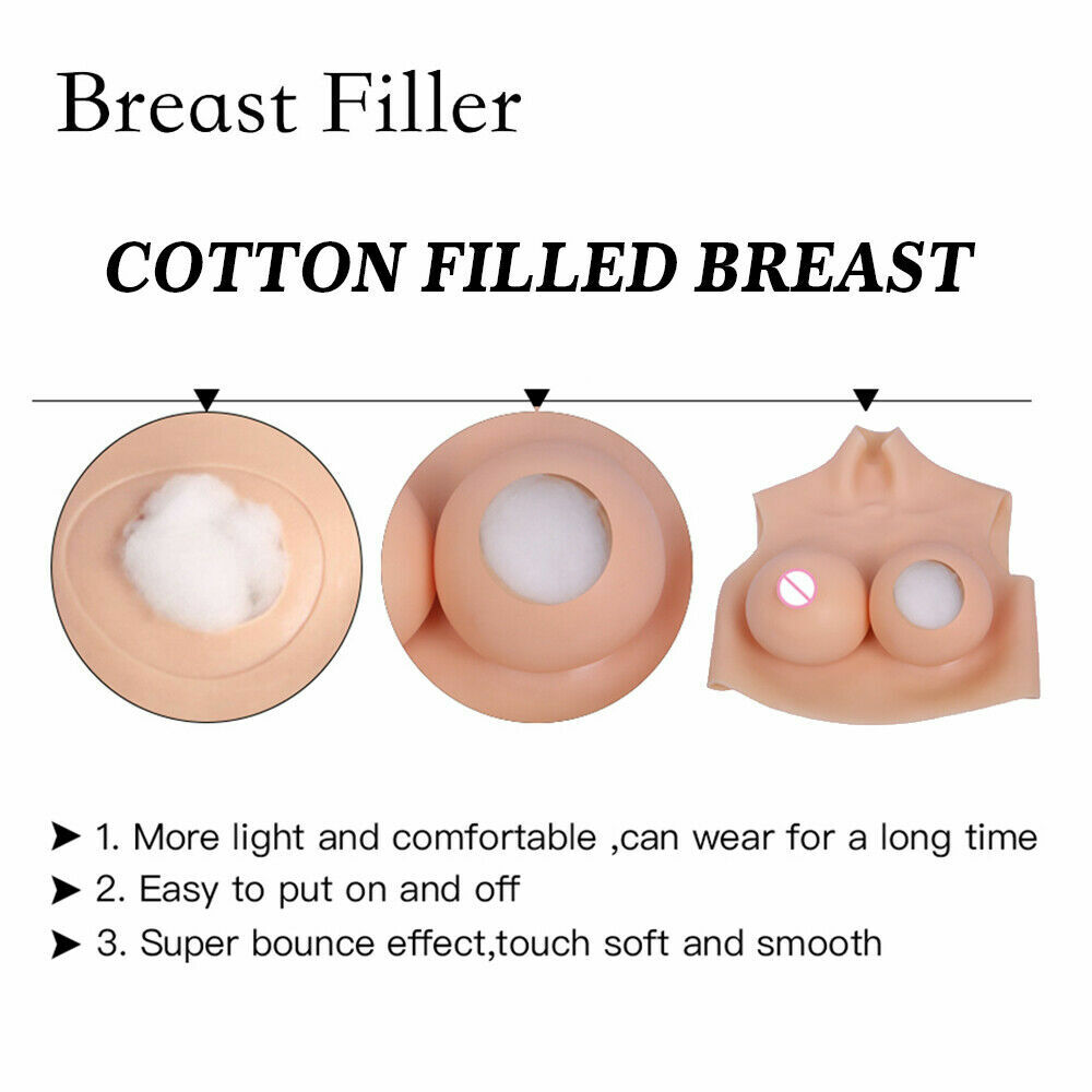 IMI Elegant Z Cup Silicone Breast Forms Crossdressers Breast Plate Drag Queen