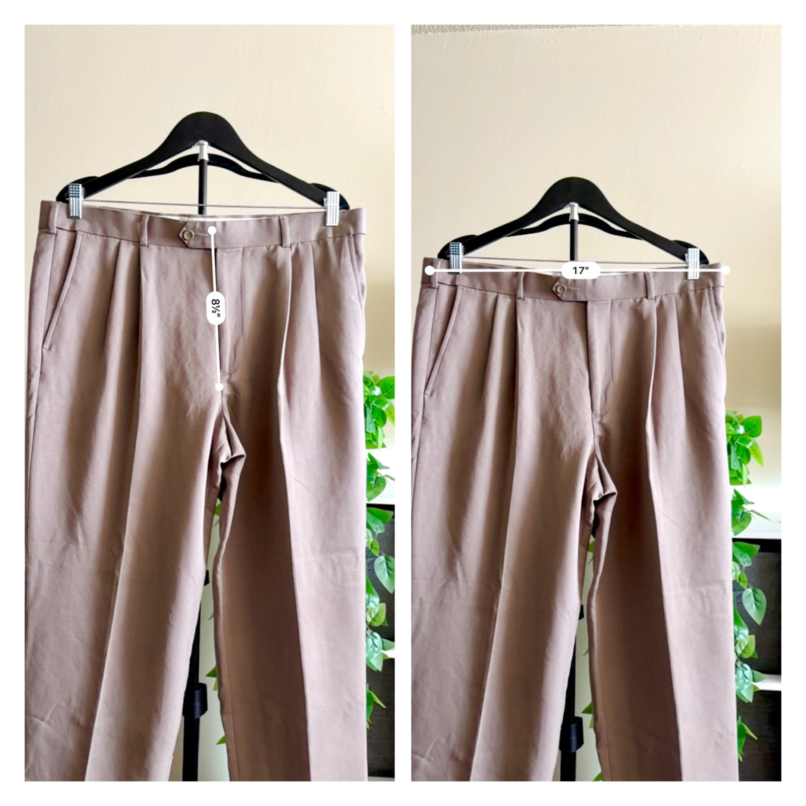 EUC GEORGE Regular Men’s 36×29 Pants Dress Pants Khaki Walnut 34 in Relaxed
