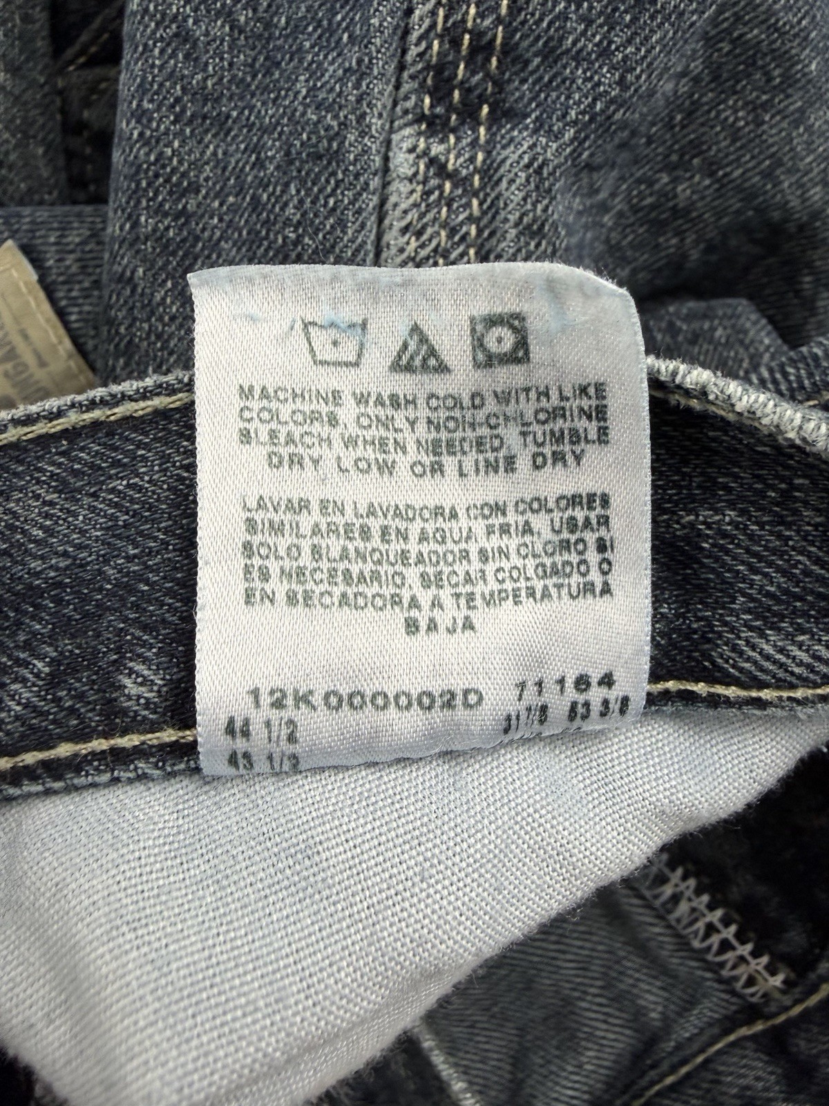 Lee Carpenter Jeans Men’s 42X30 Blue Relaxed Fit Utility Work Denim 100% Cotton