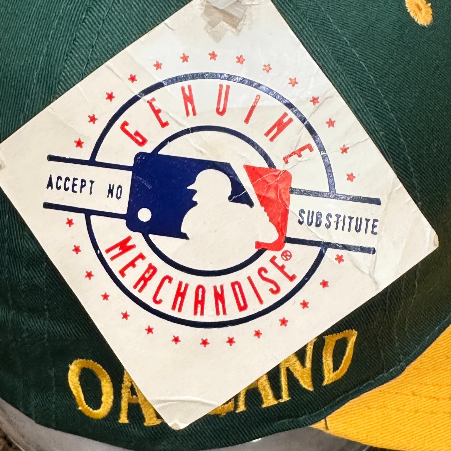 Oakland Athletics MLB Baseball Cap Green Yellow Snapback Hat New