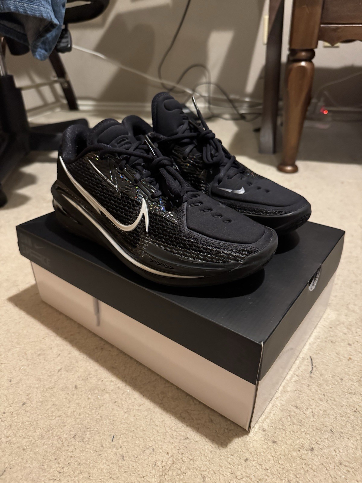 Nike Air Zoom GT Cut 1 Black Chrome Size 9.5
