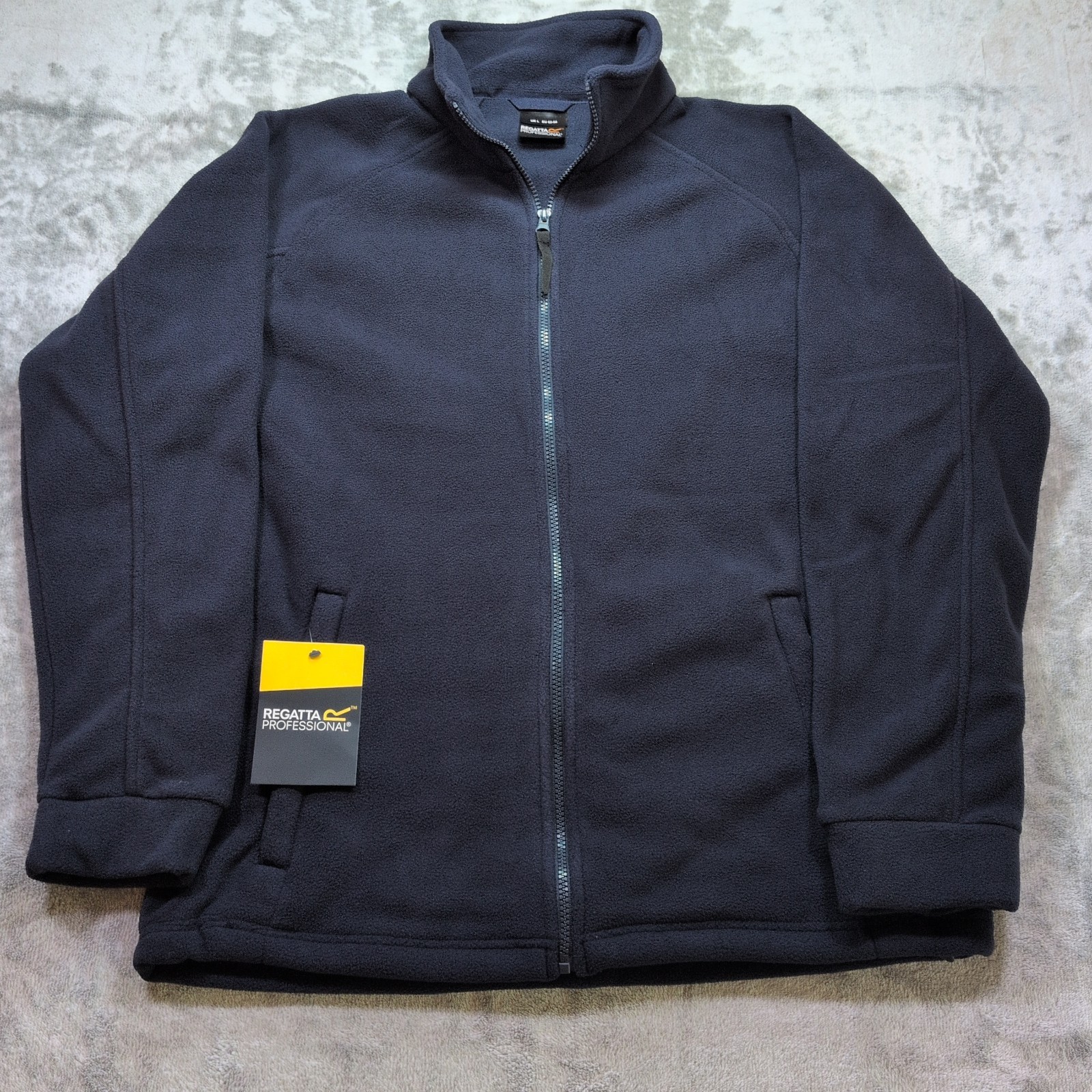 Regatta Thor III men’s full-zip Navy Blue anti-pill quick-dry fleece #TRF532 L