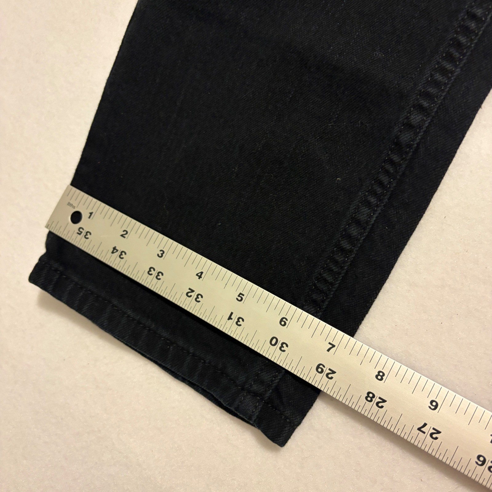 Levis 511 Slim Fit Mens Jeans Black Denim Pants W34 L30 Preppy