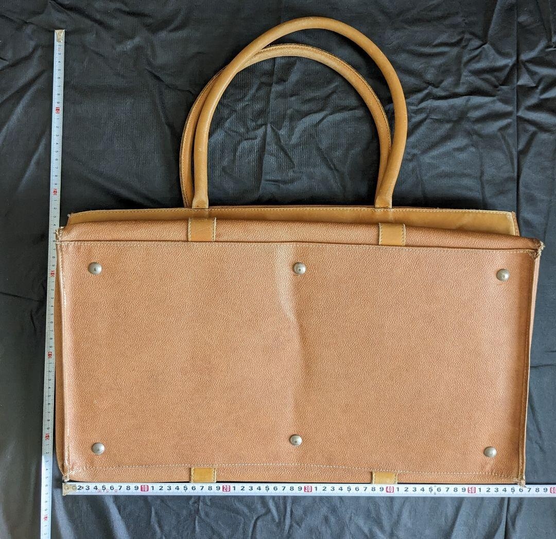 Courreges Boston Bag 21.6 inches Brown JAPAN