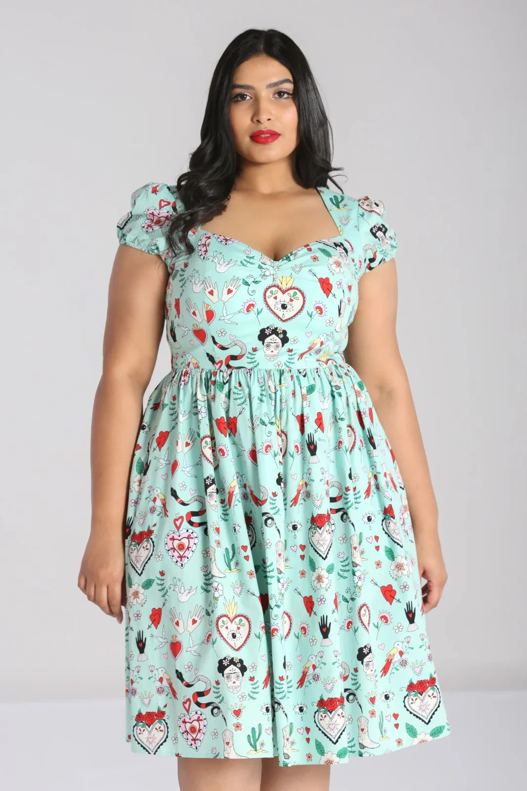 Hell bunny Tijuana Midi Dress L