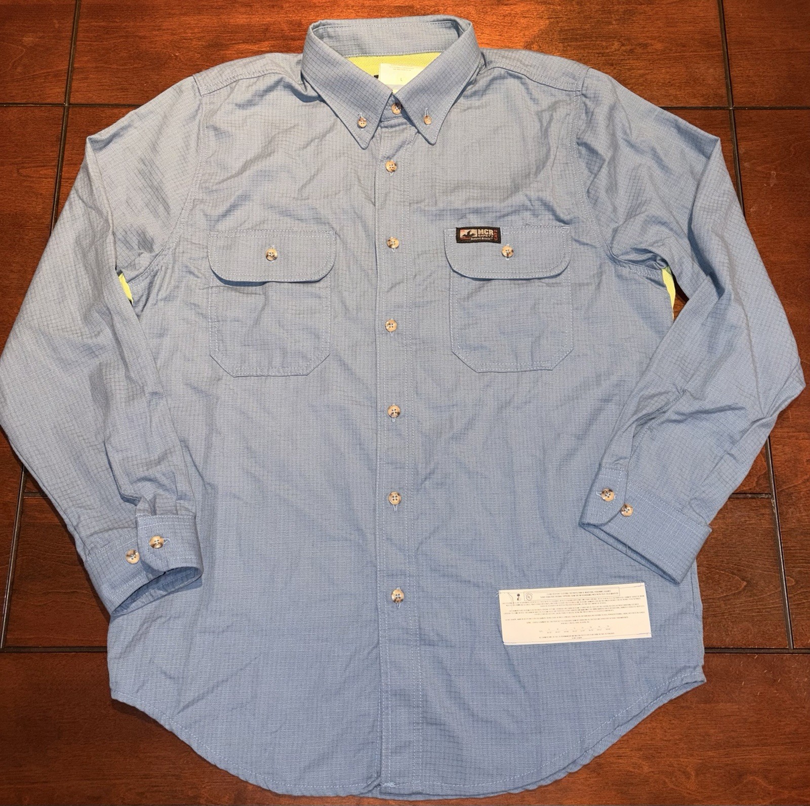 MCR Safety Summit Breeze FR Flame Resistant Vented Work Shirt Cat 2 Men’s Large