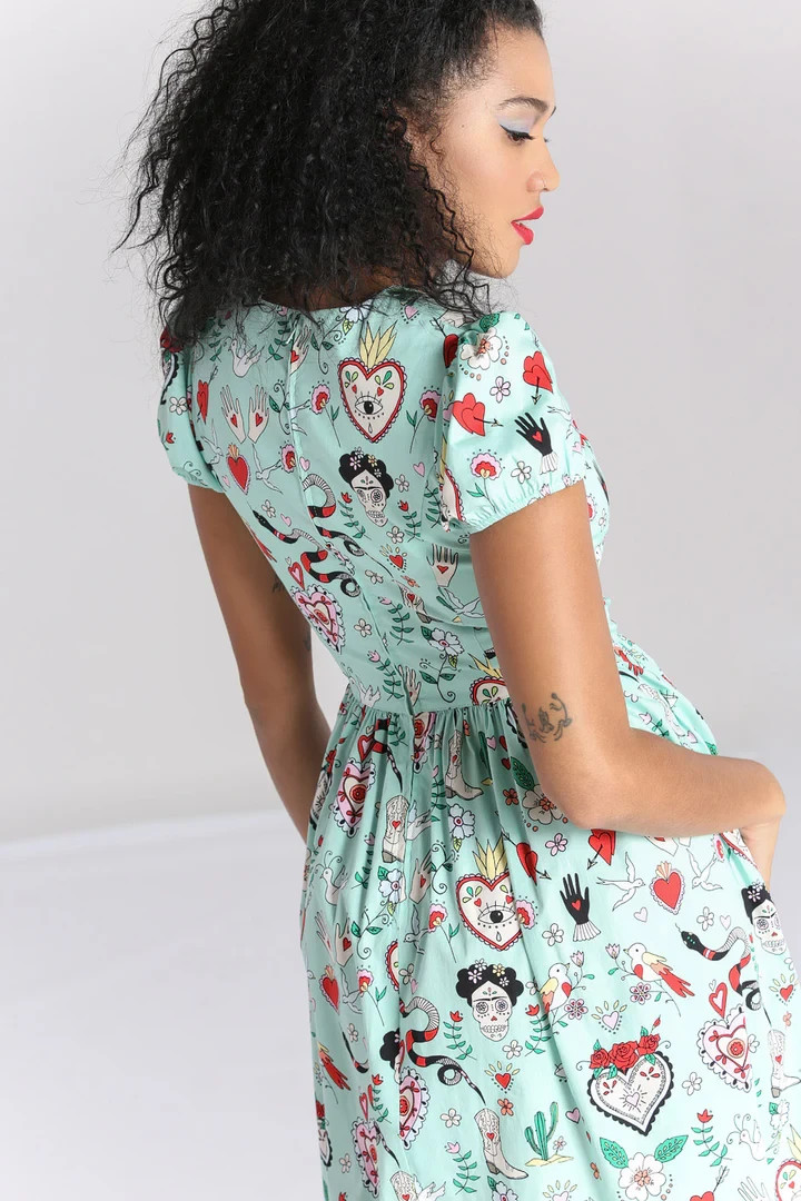Hell bunny Tijuana Midi Dress L
