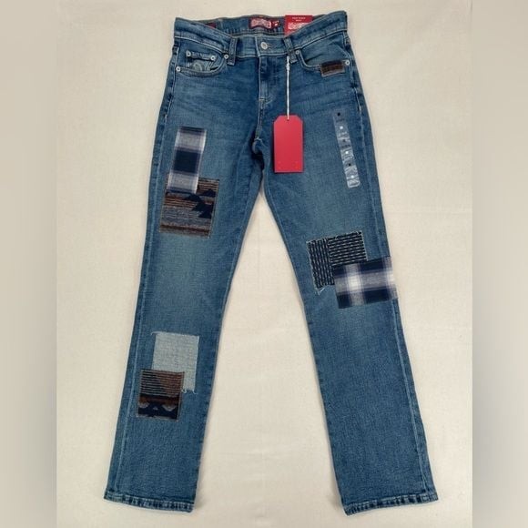 Lucky Legend Easy Rider Jeans. Color: Patch Match Wash. Size 2/ 26 R